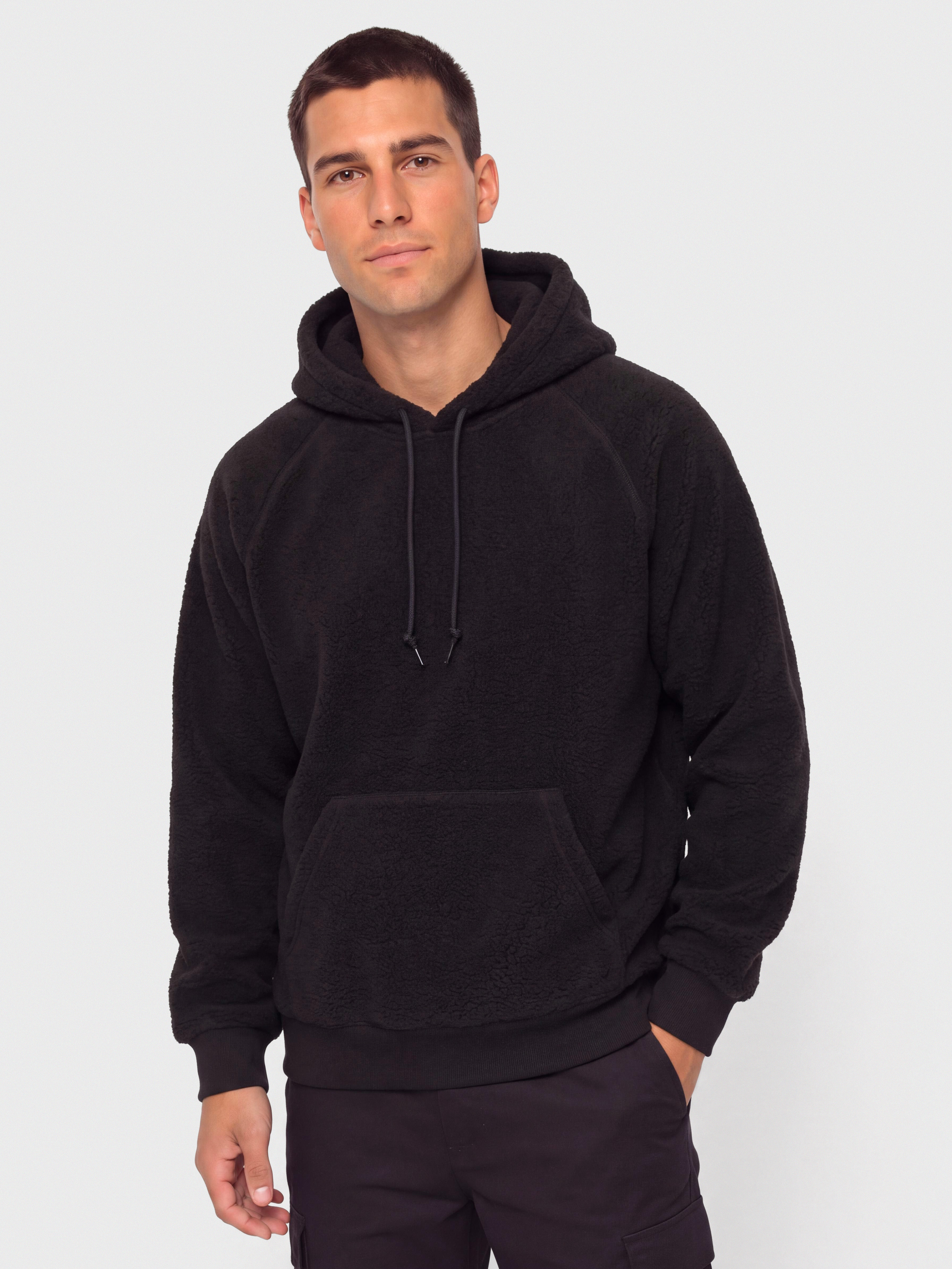 Carhartt WIP Fleece  Hooded Limn C (black)