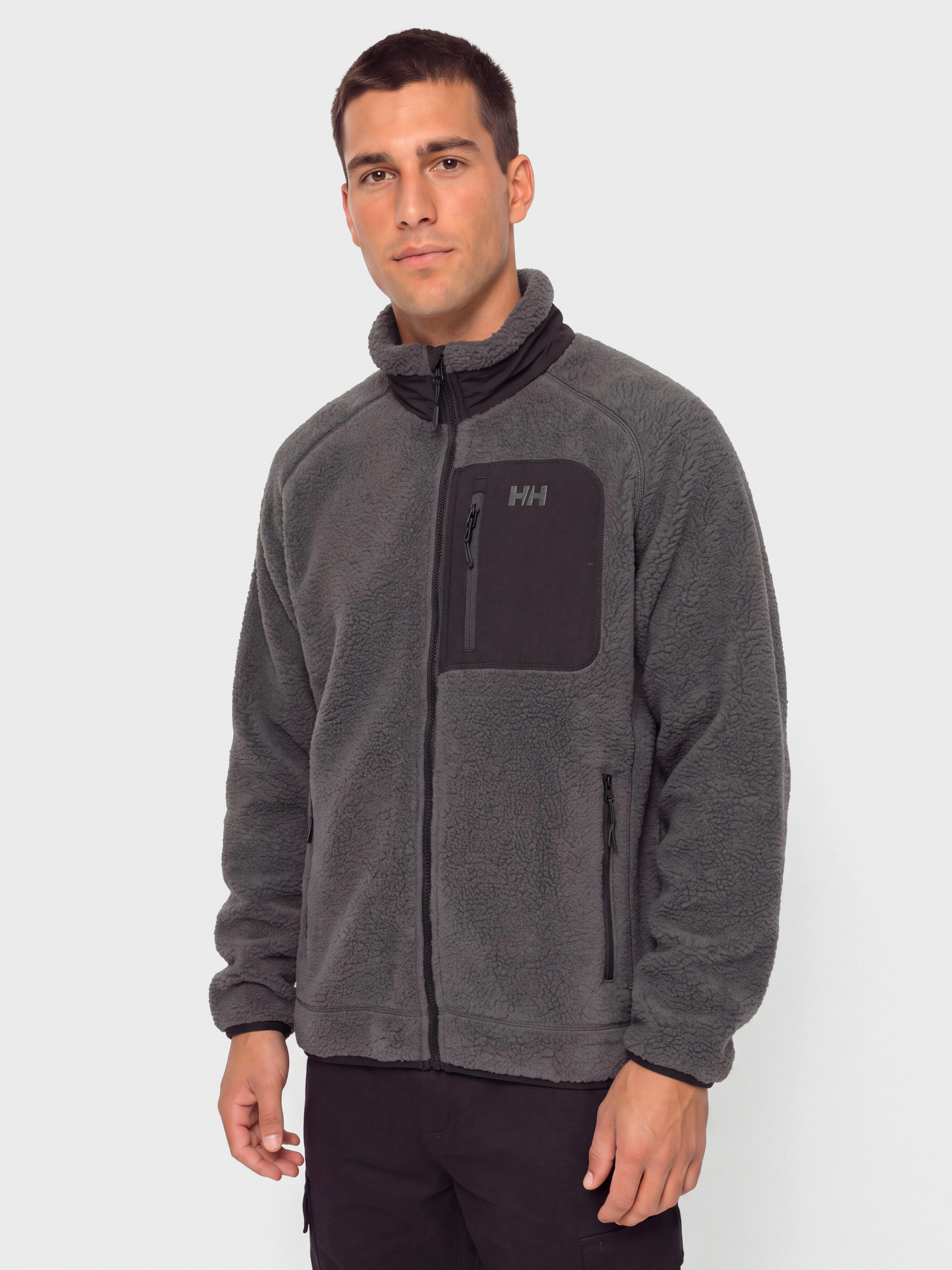 Helly Hansen Fleece Jacke Panorama Pile Block (thunder grey)
