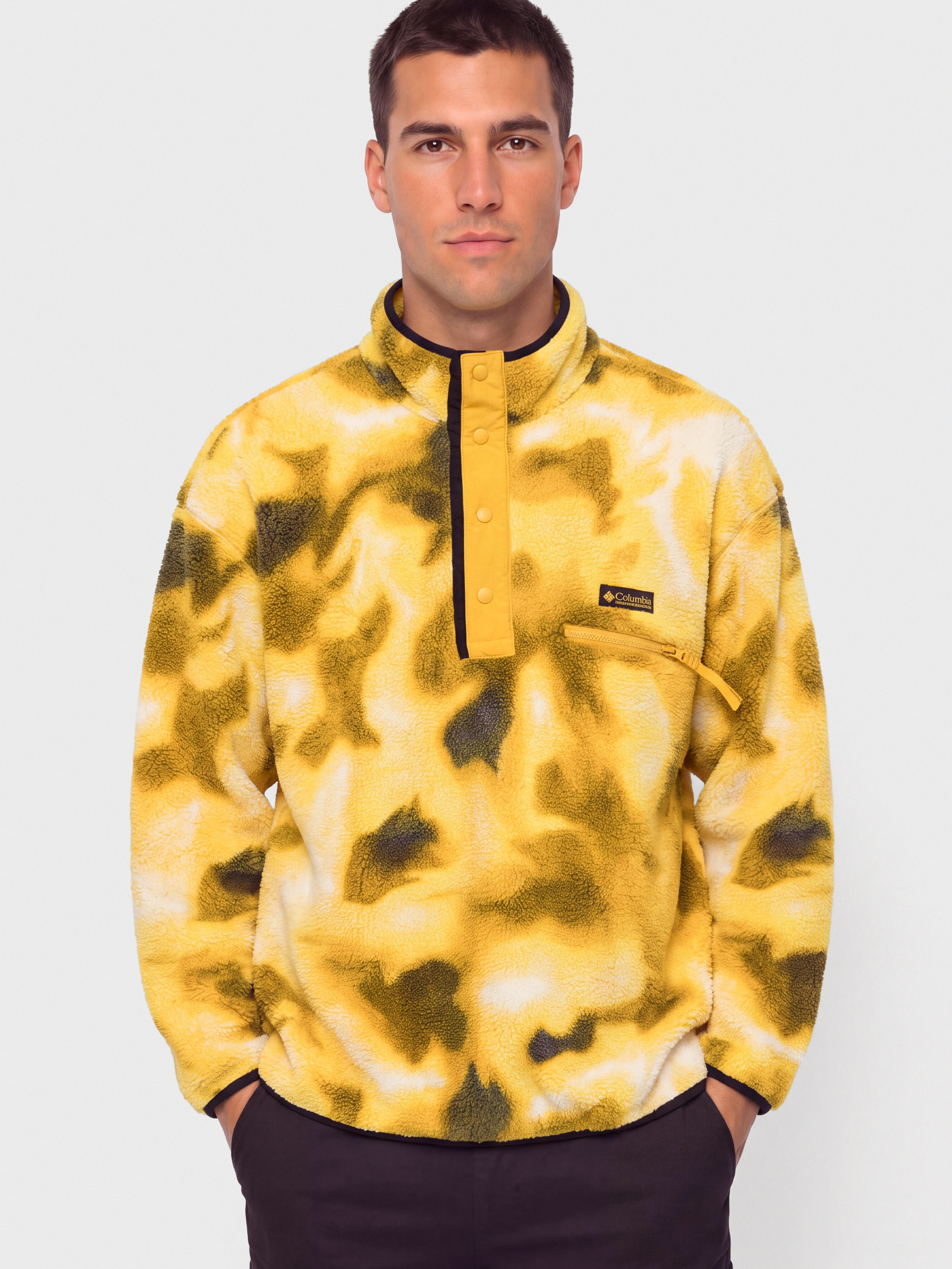 Columbia Fleece Jacke Helvetia II Printed Half Snap (squash dyeflow)