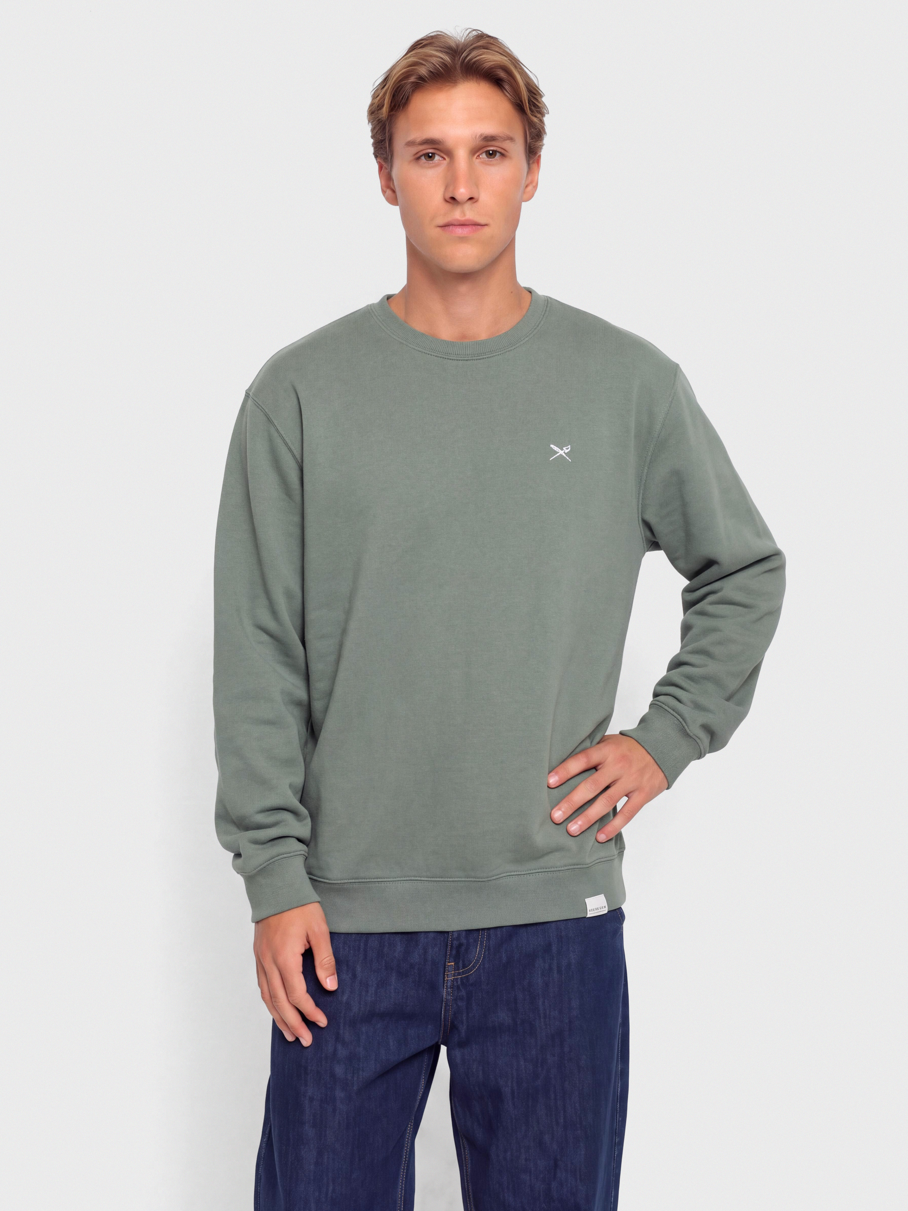 Iriedaily Sweatshirt Mini Flag 2 (jungle green)