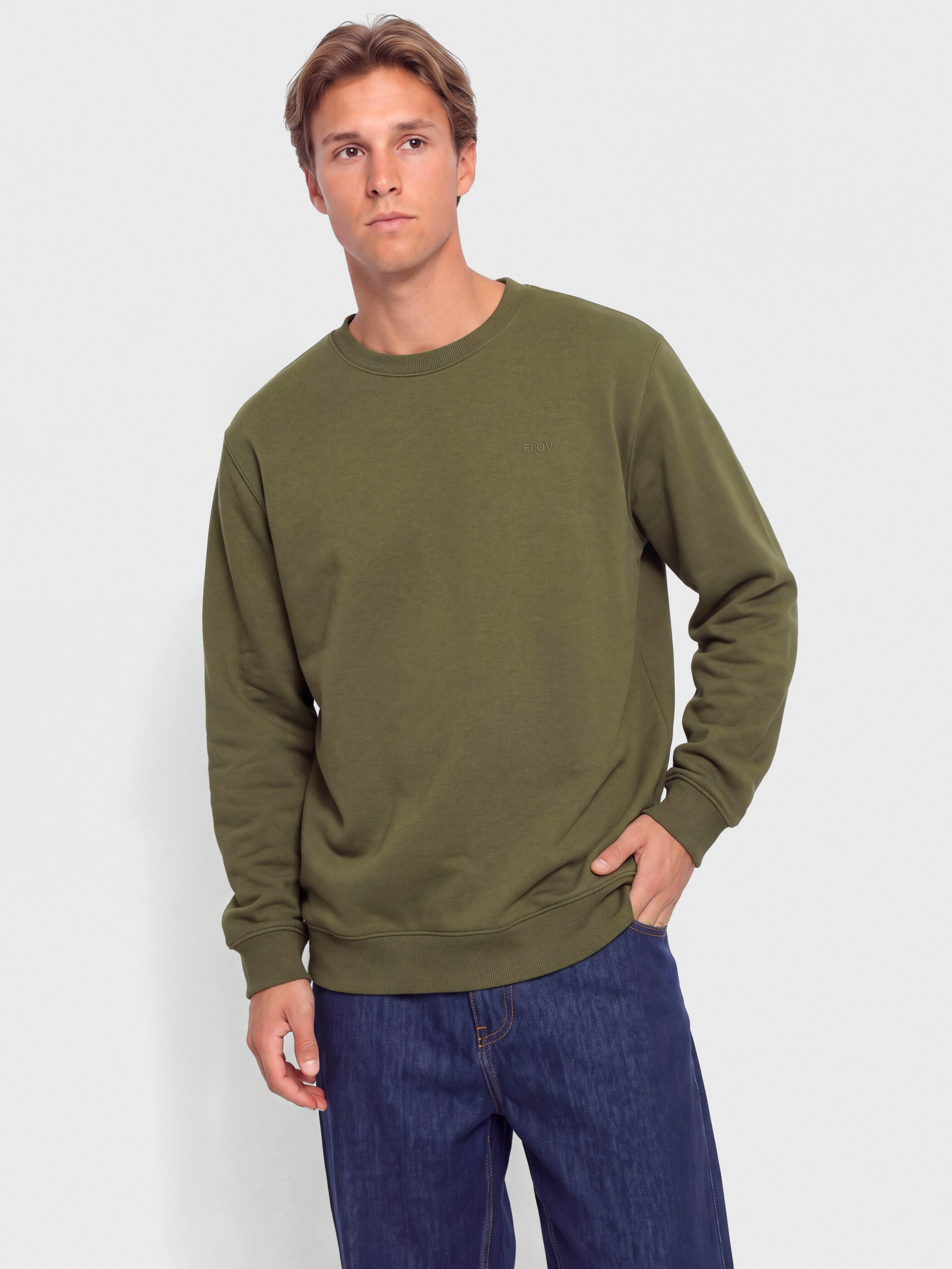 FLOV Sweatshirt Wilton (olive)