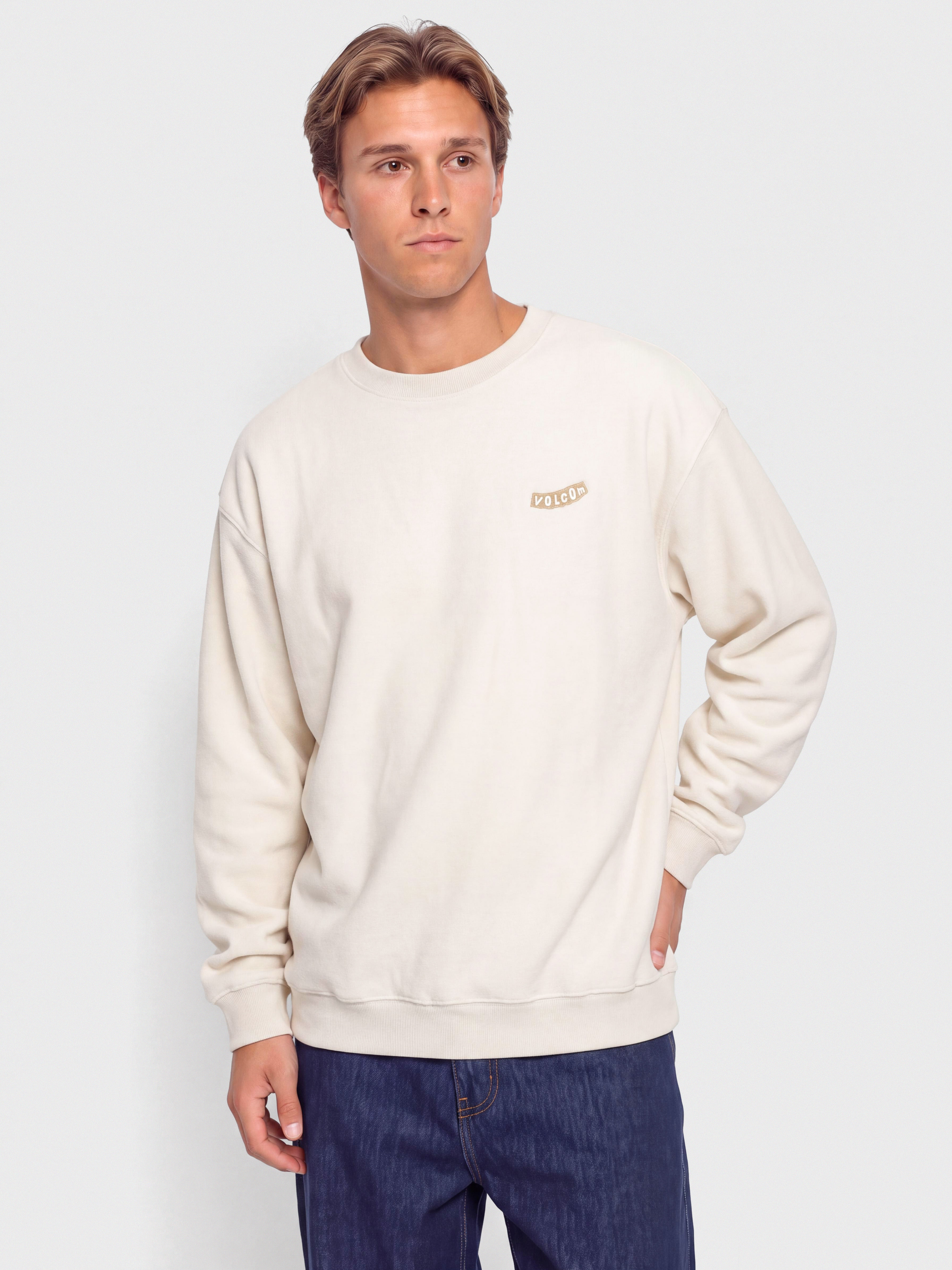 Volcom Sweatshirt Too Kool Lse Crew (dirty white)