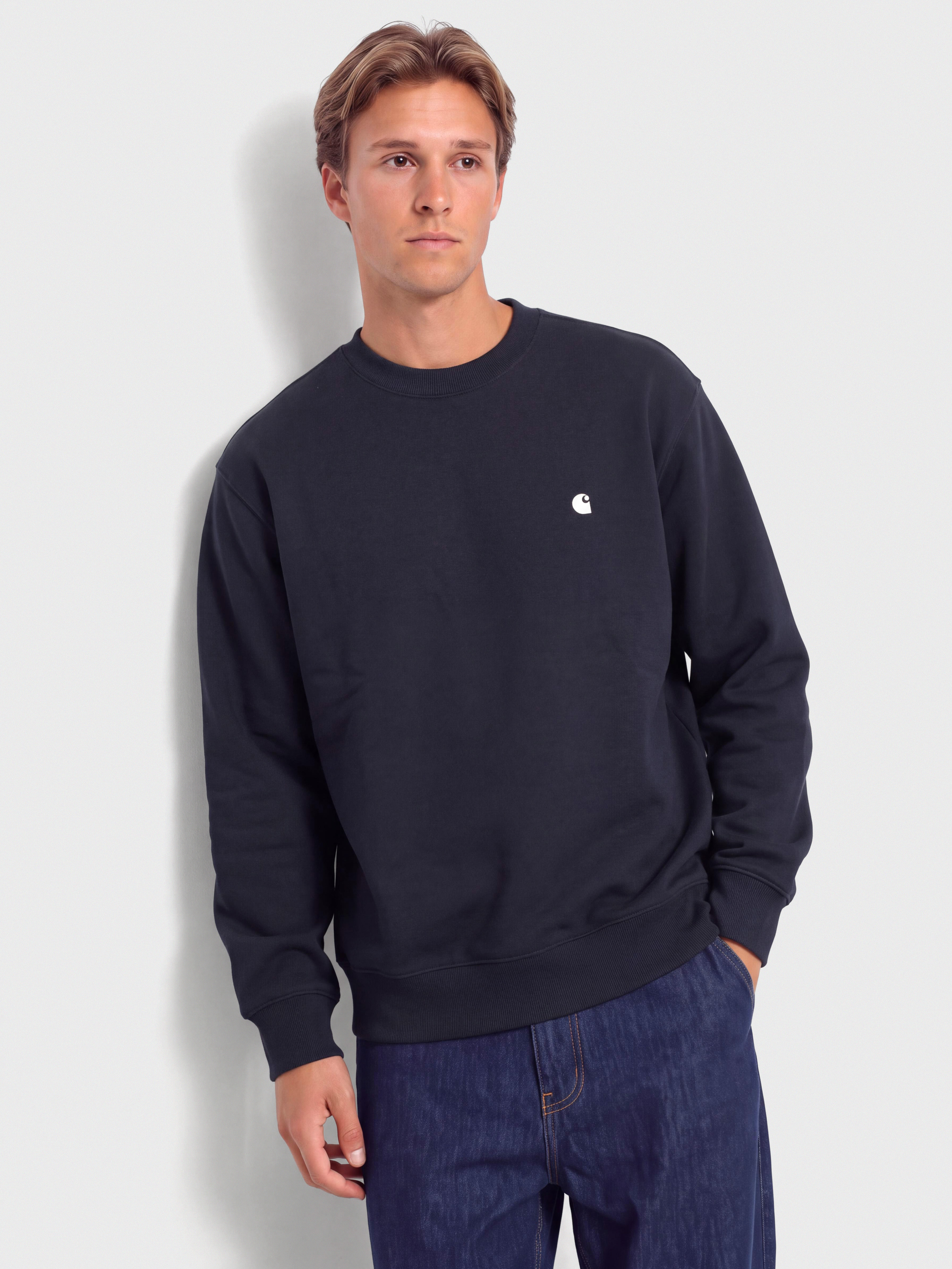 Carhartt WIP Mack Sweatshirt (dark navy/wax)