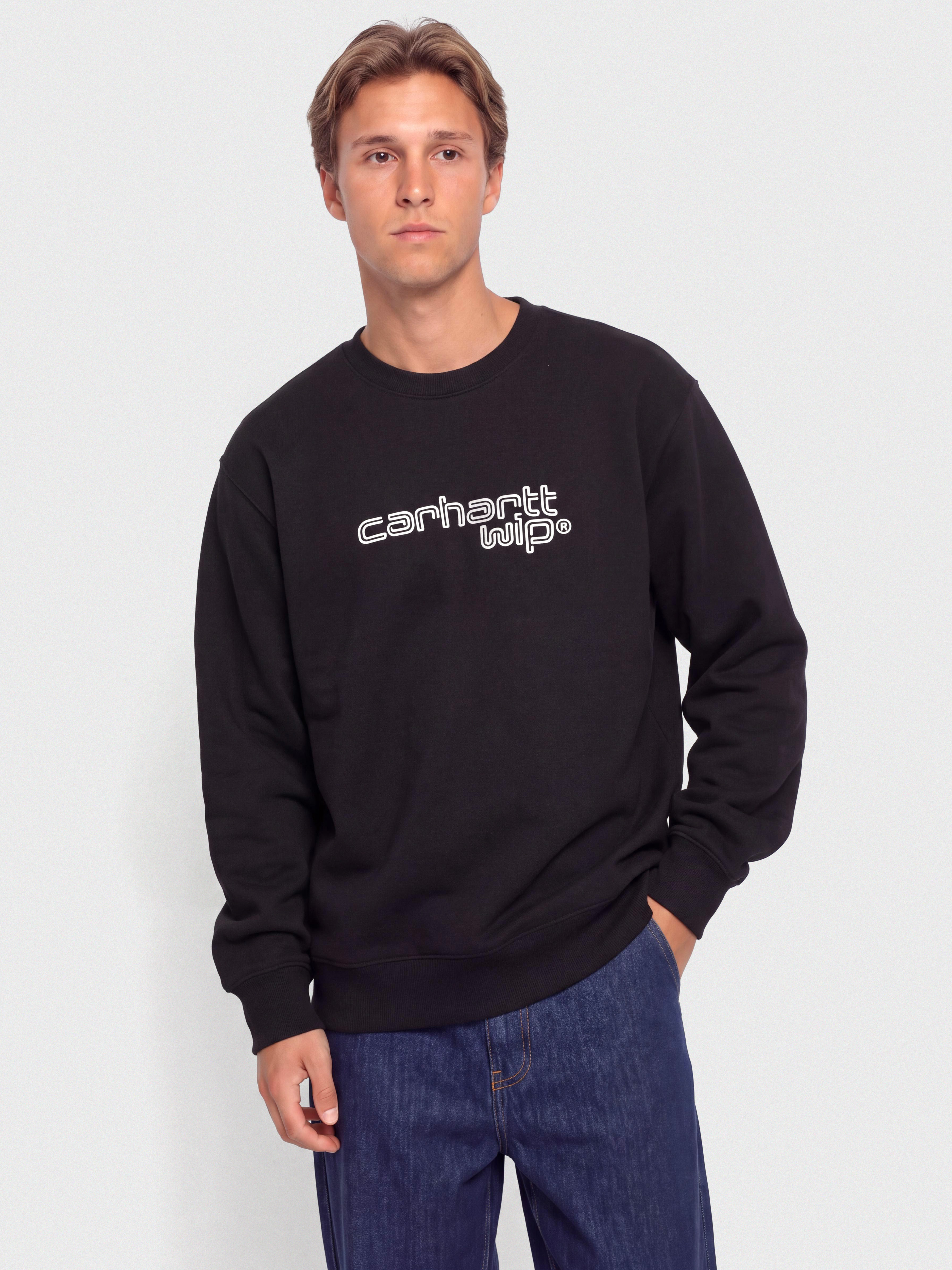 Carhartt WIP Wireless Sweatshirt (black/wax)