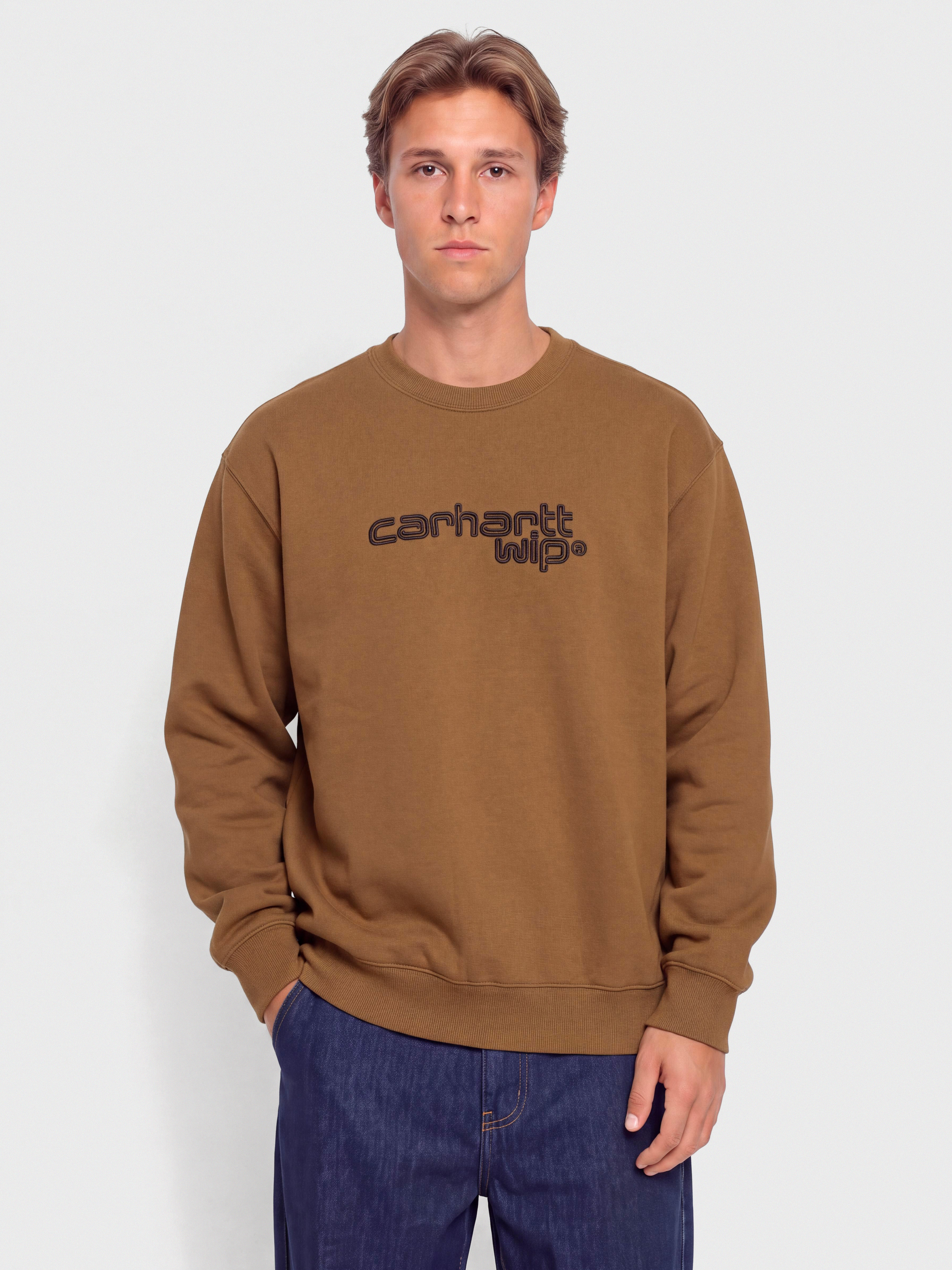 Carhartt WIP Wireless Sweatshirt (wip h brown/black)