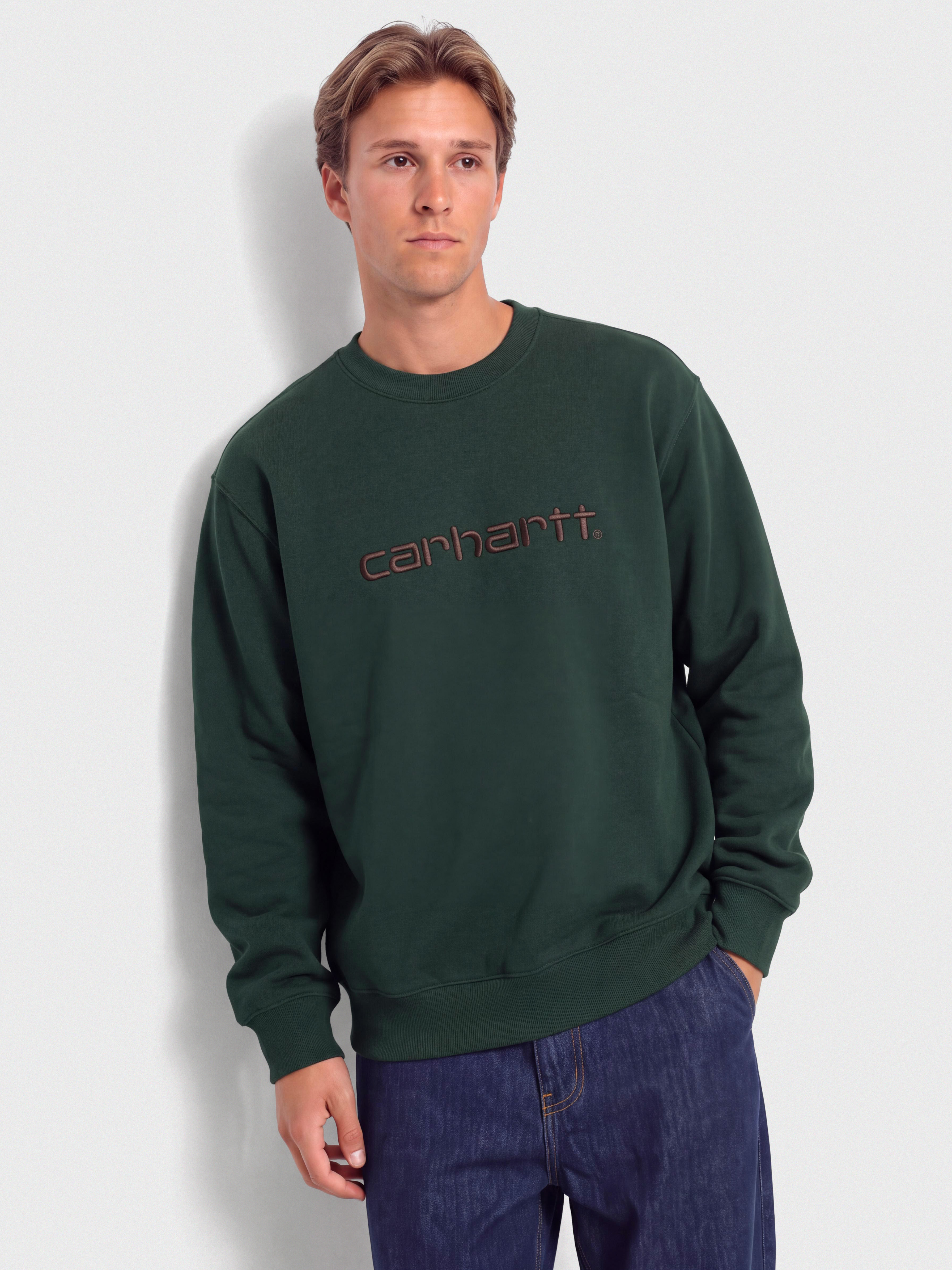 Carhartt WIP Carhartt Sweatshirt (dark scarab/palisander)