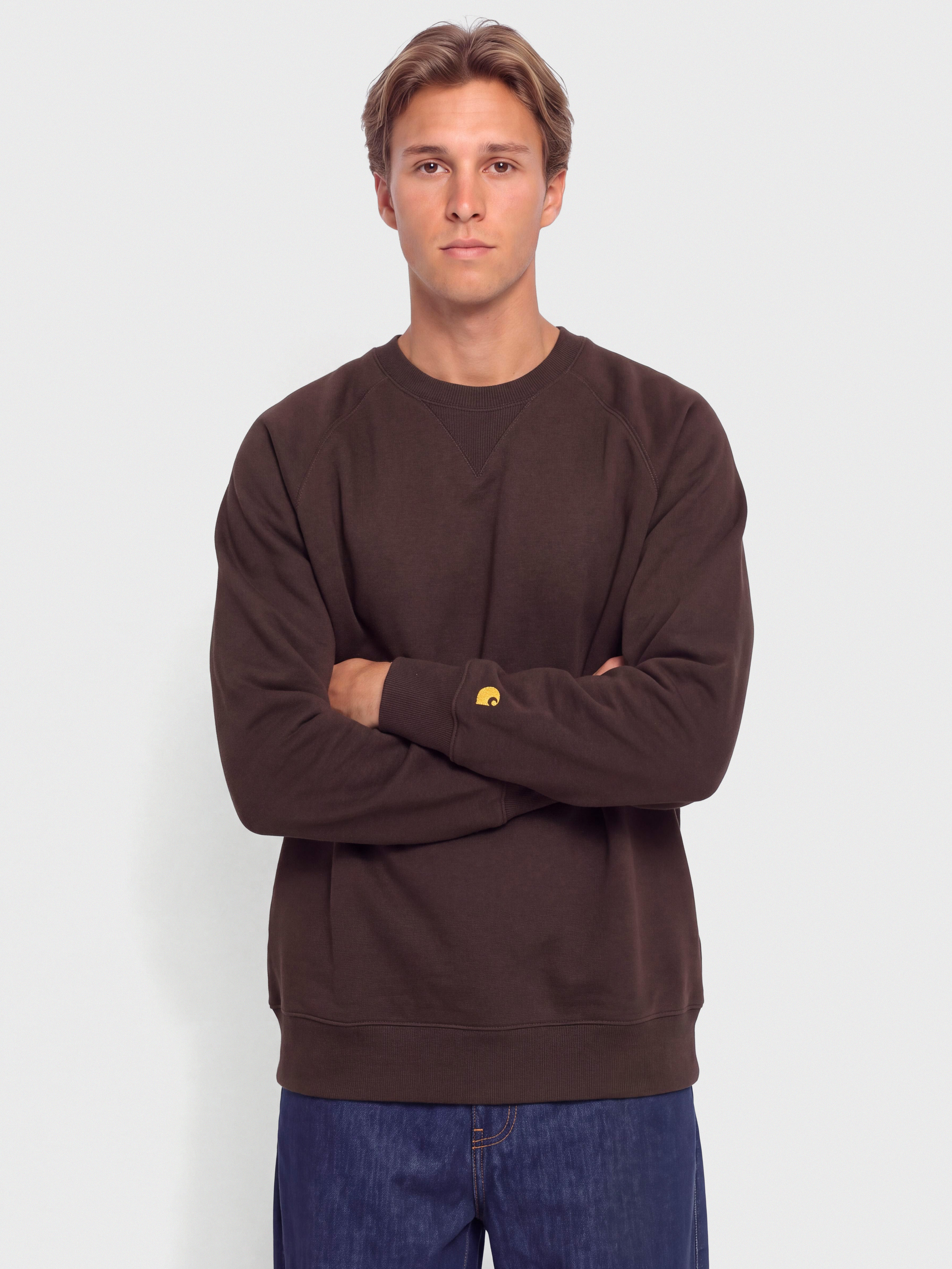 Carhartt WIP Chase Sweatshirt (palisander/gold)