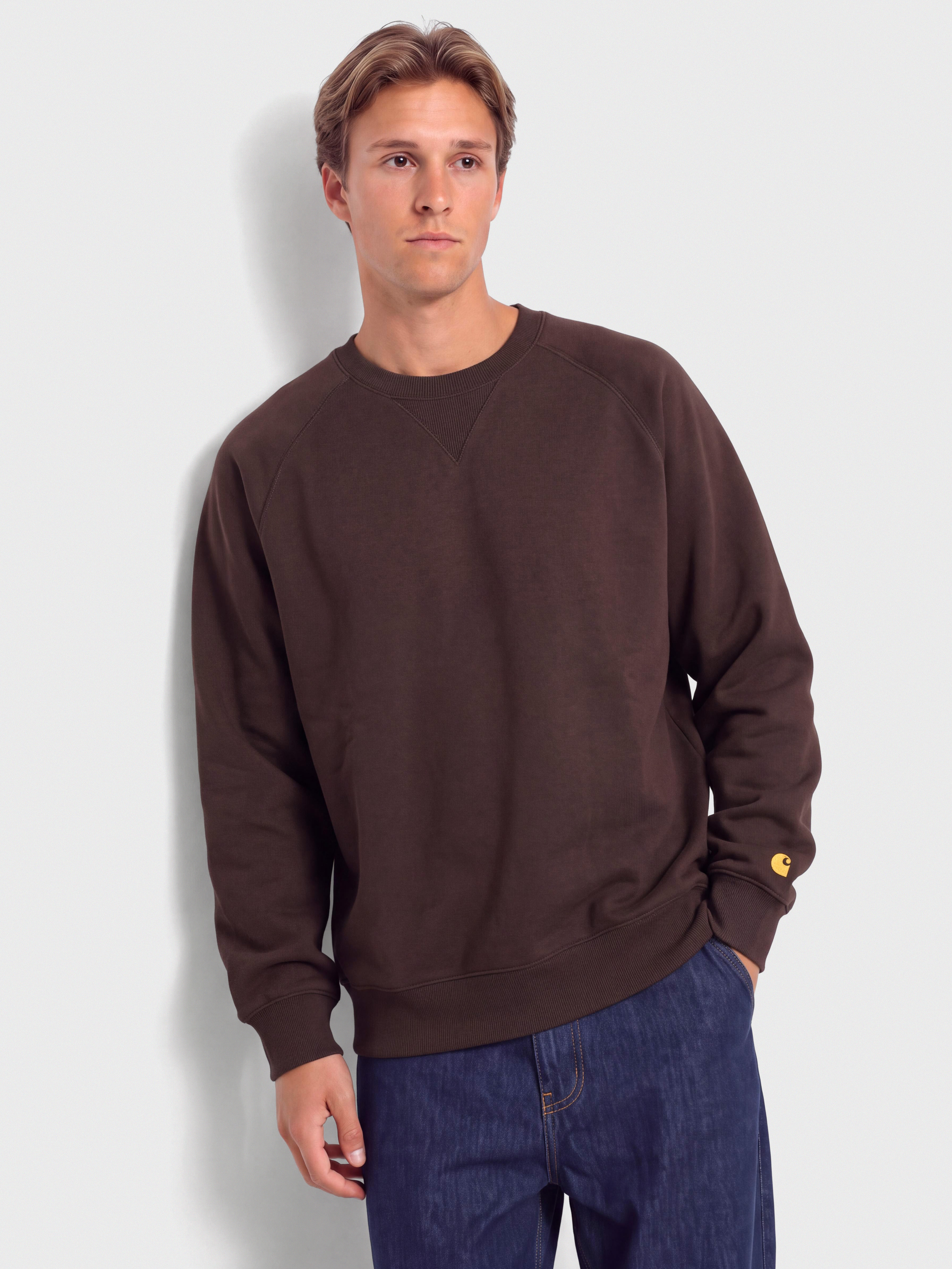 Carhartt WIP Chase Sweatshirt (palisander/gold)