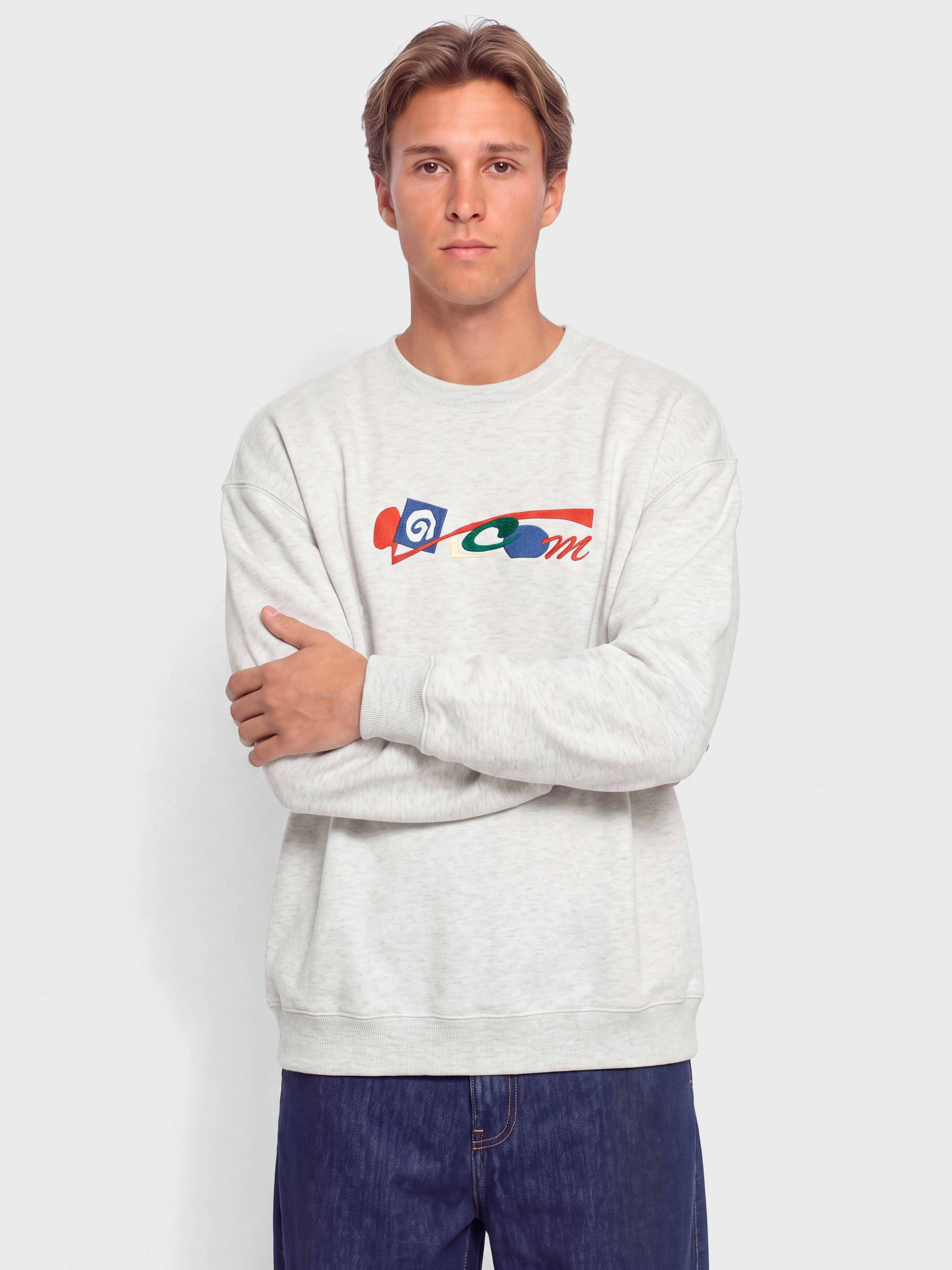 Volcom Fa Carrau Sweatshirt (bone heather)