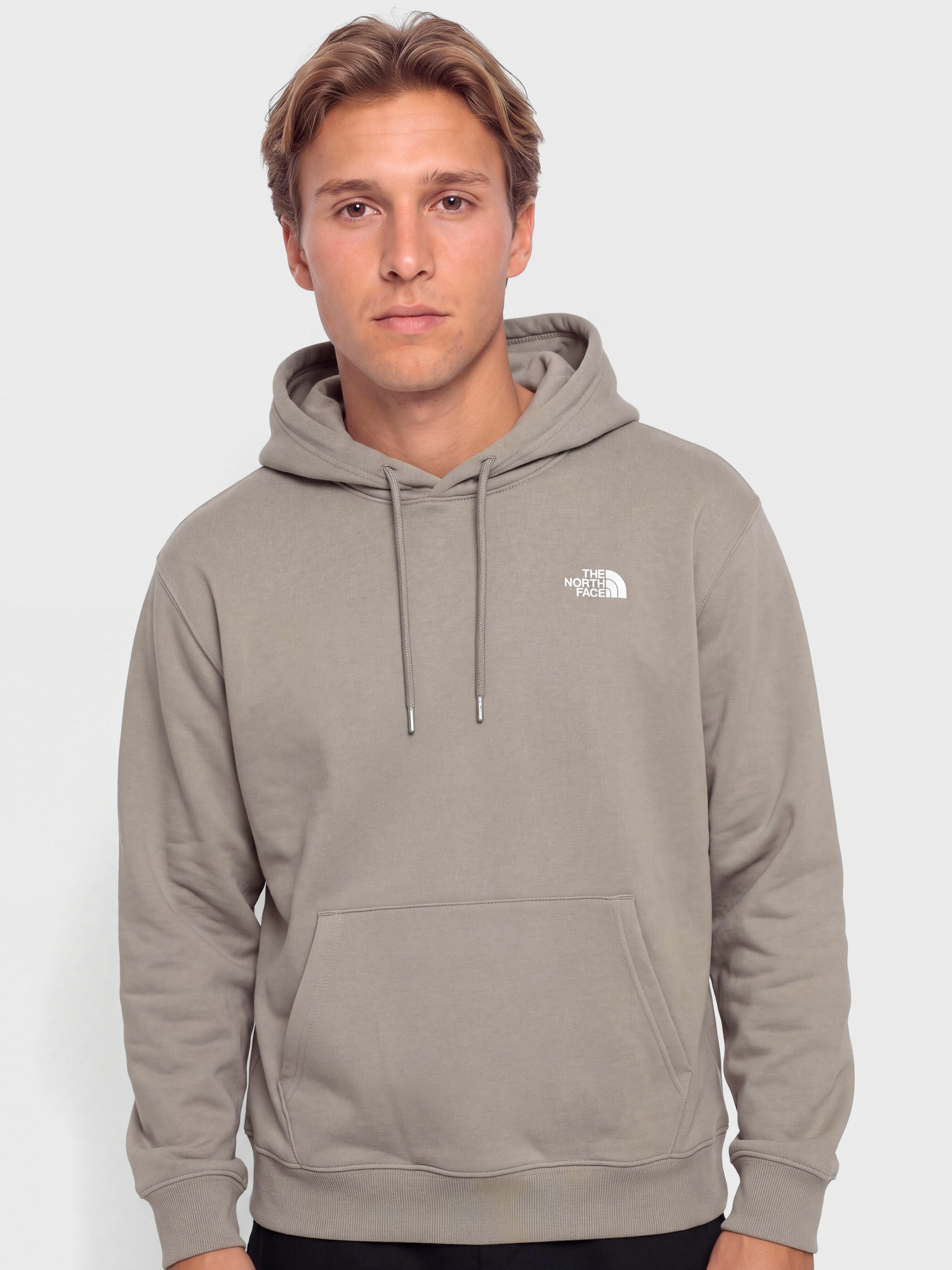 The North Face Essential Terry Simple Dome Relaxed Sweatshirt (stone slab)