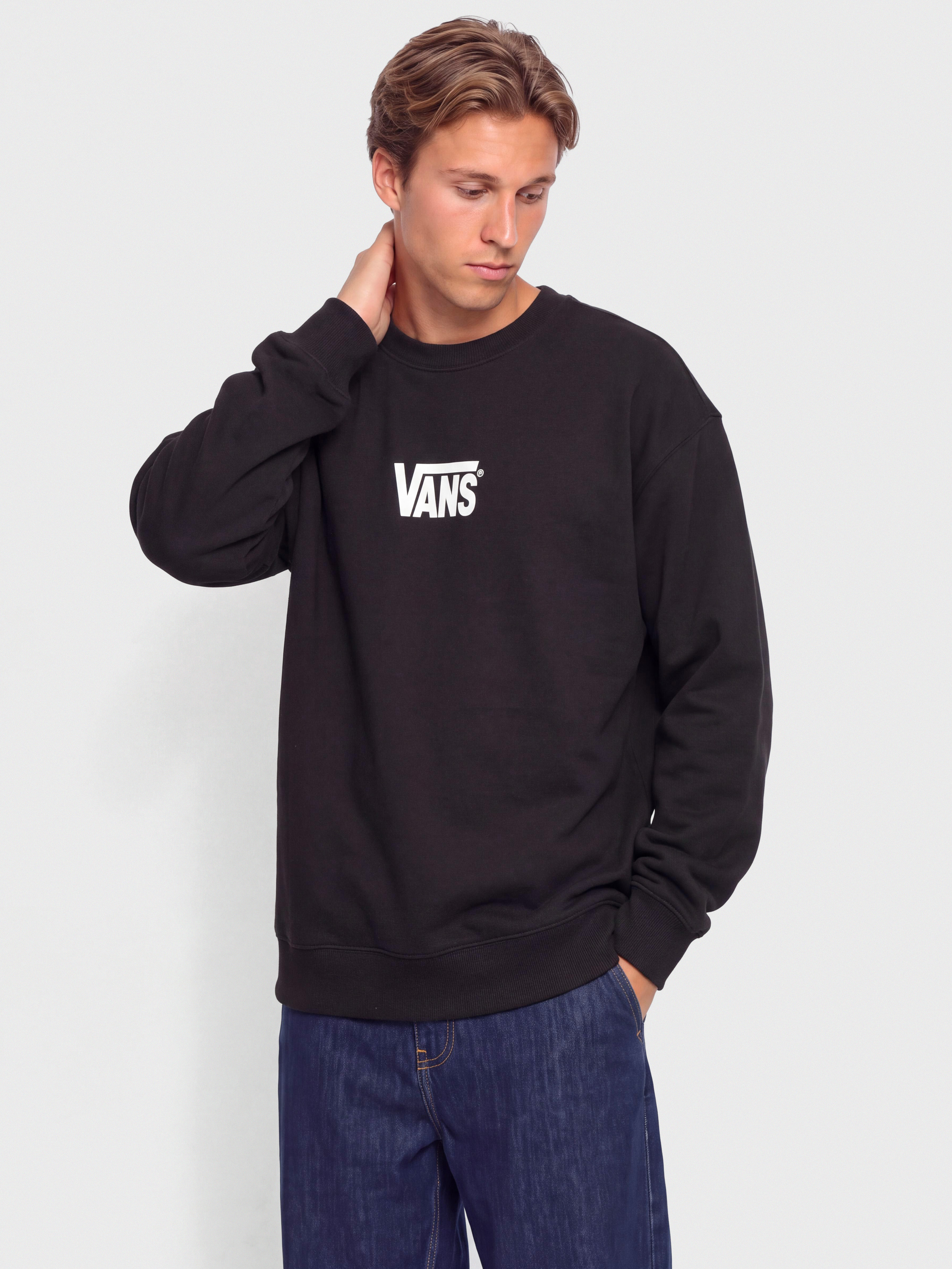 Vans Sweatshirt Stretch Logo (black/white)