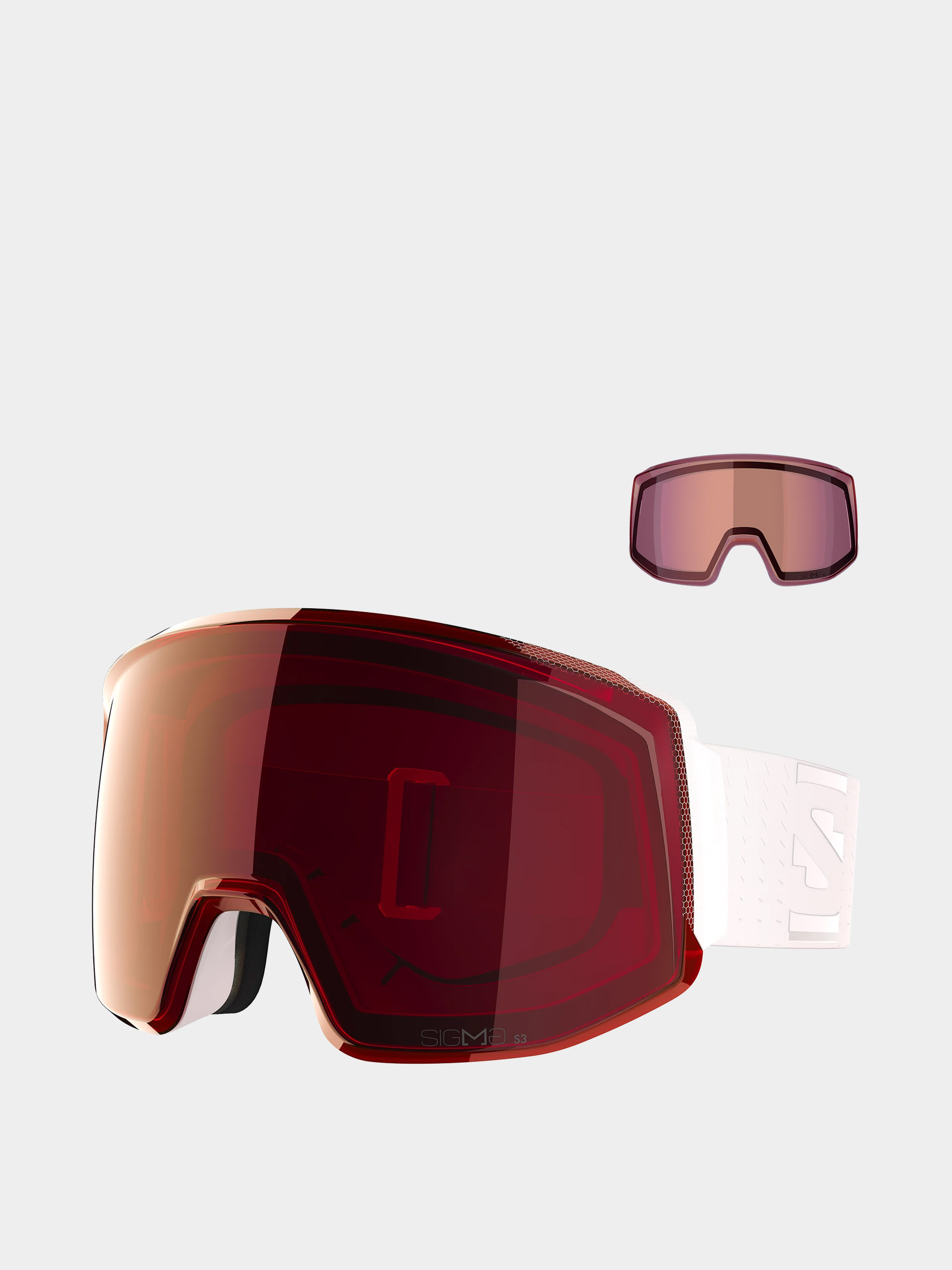 Salomon Goggle Skarn Prime Sigma + Lens (white)