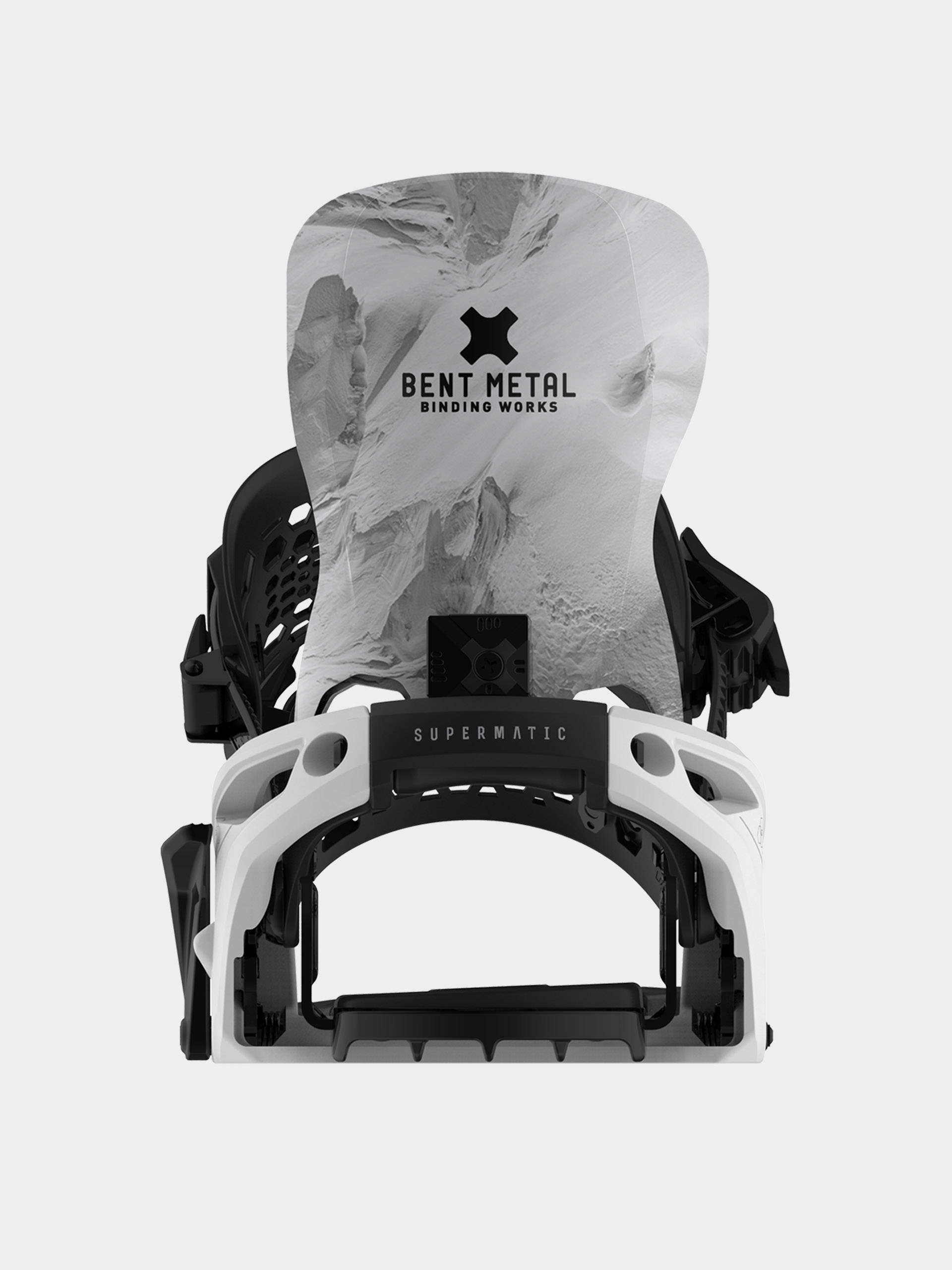 Mens Bent Metal Snowboard bindings Lightning Supermatic (white)