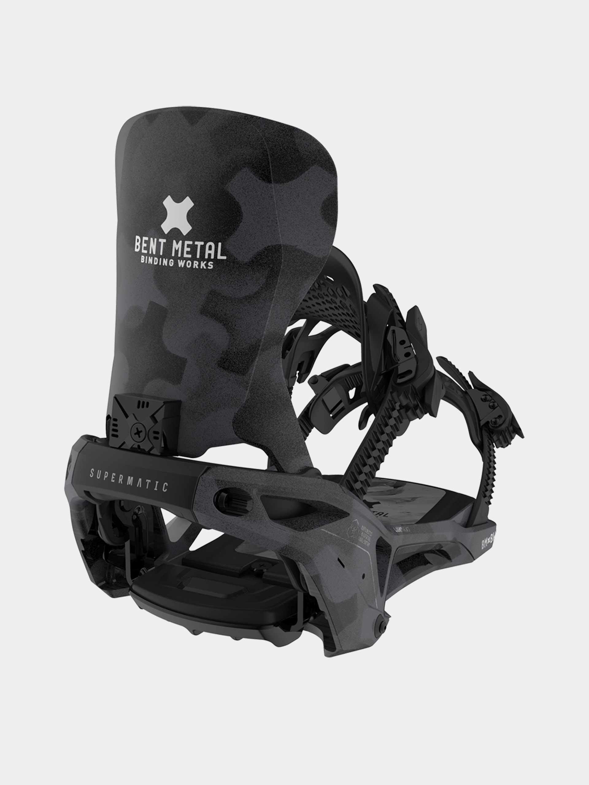 Bent Metal Snowboard bindings Lightning Supermatic (black)