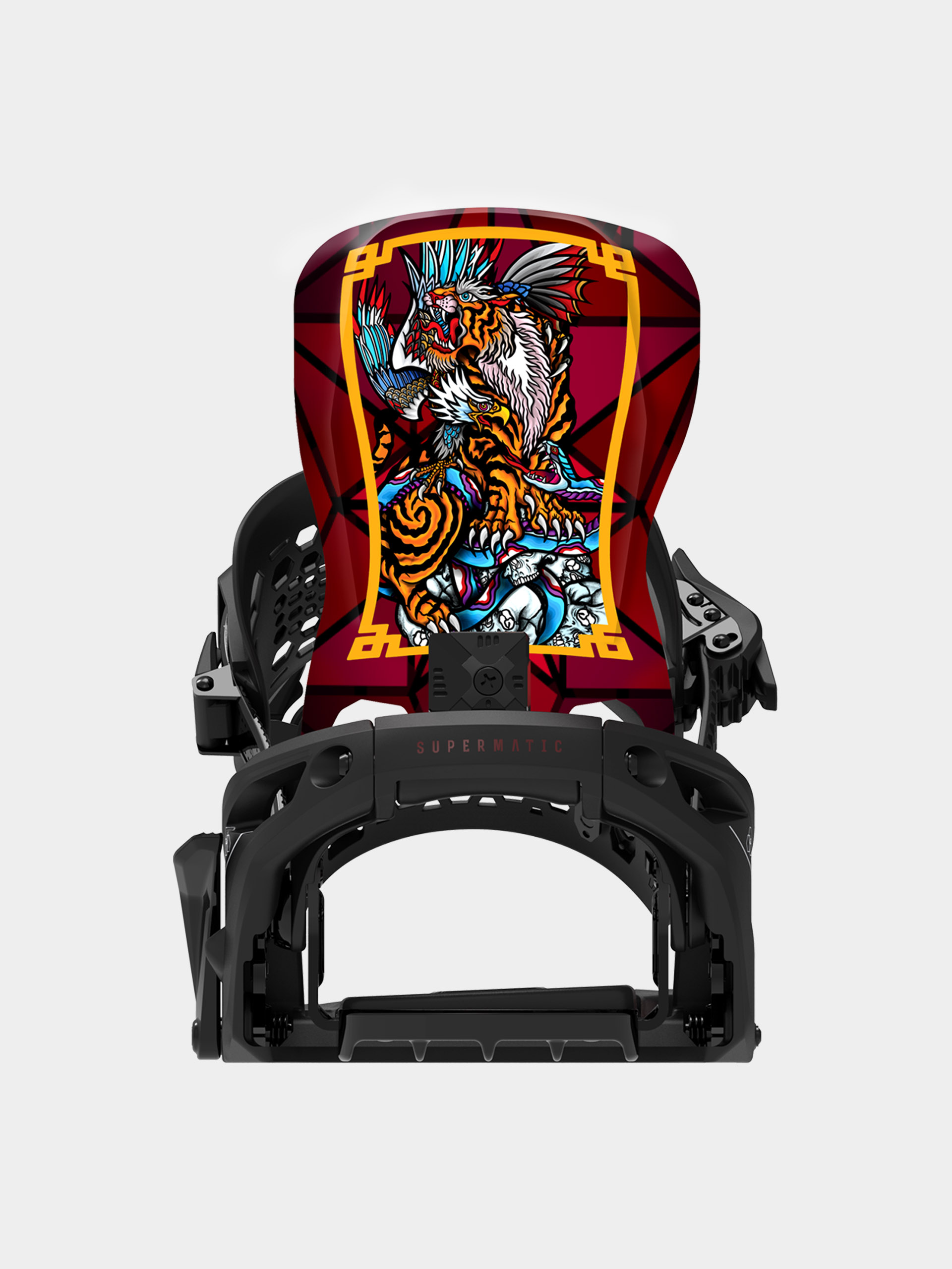 Mens Bent Metal Snowboard bindings Lightning Supermatic (black/red)