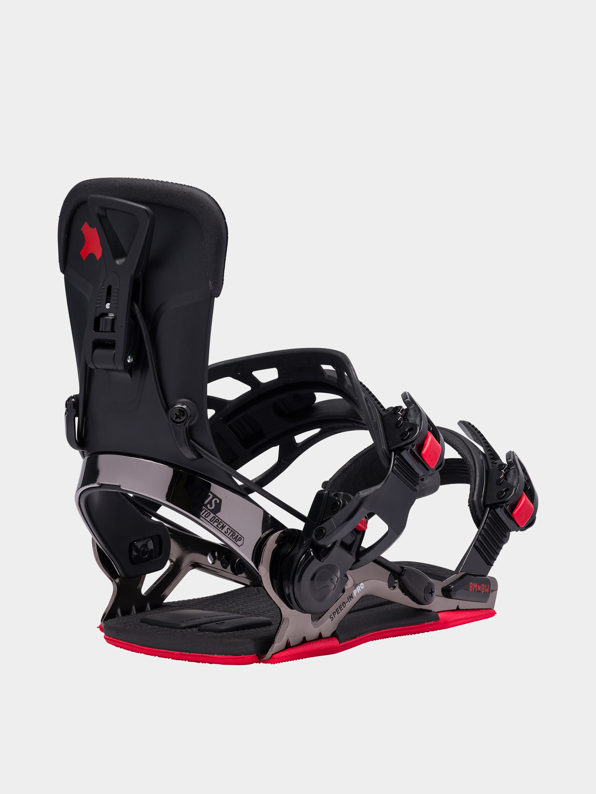 Mens Bent Metal Snowboard bindings Speed In Pro (black)