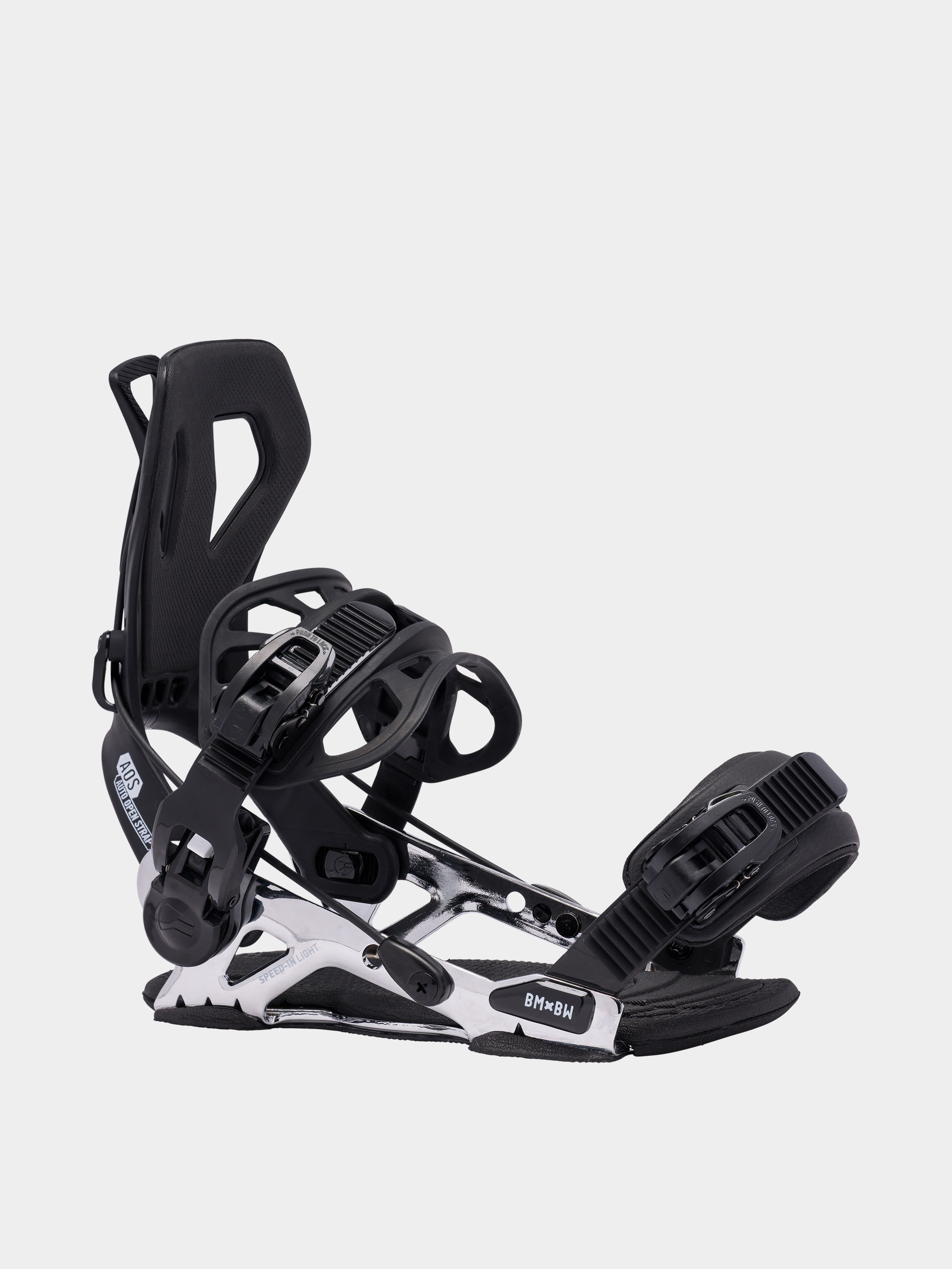 Herren Bent Metal Snowboard Bindung Speed In Light (black)