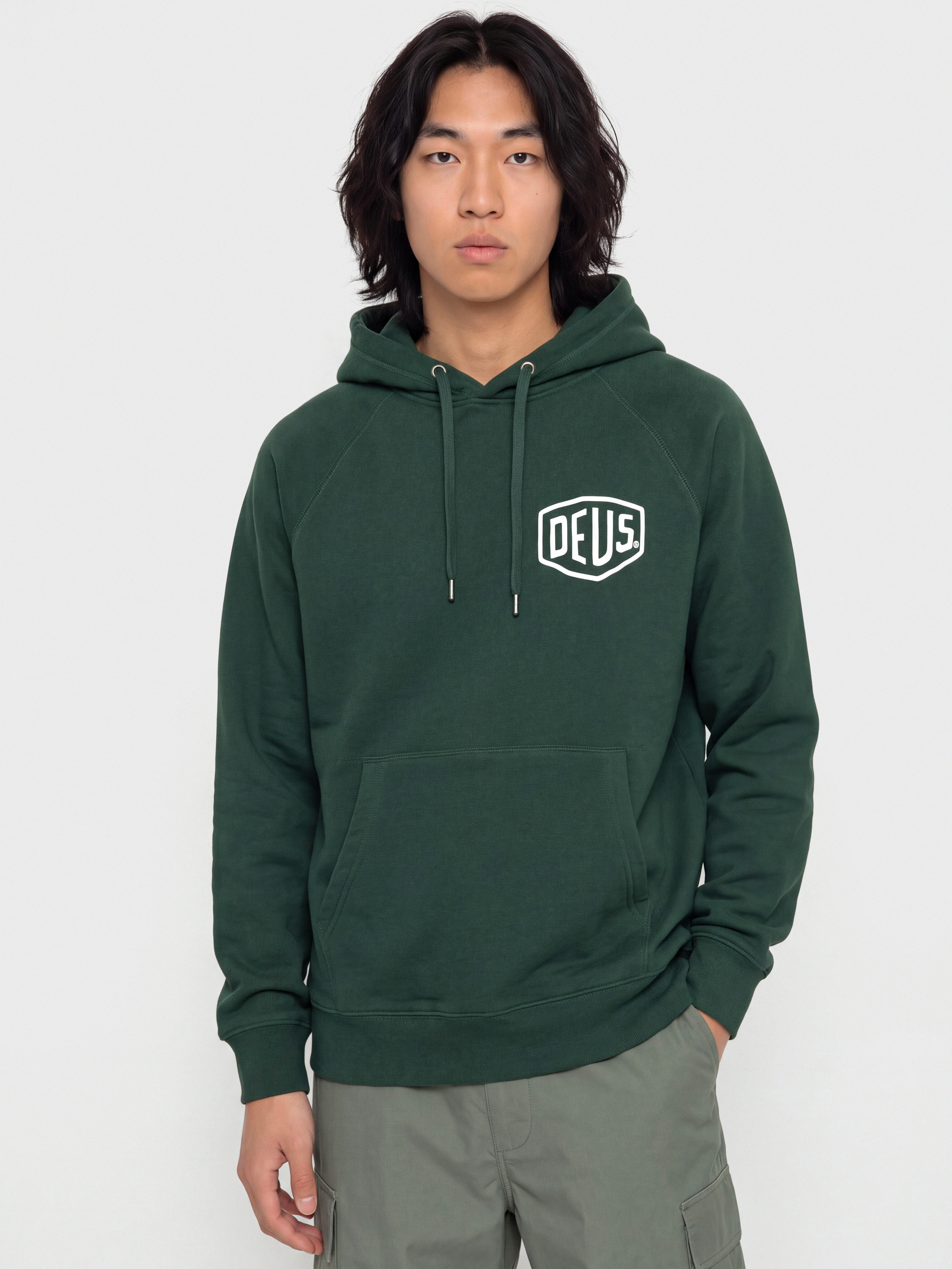 Deus Ex Machina Venice Address HD Hoodie (racing green)