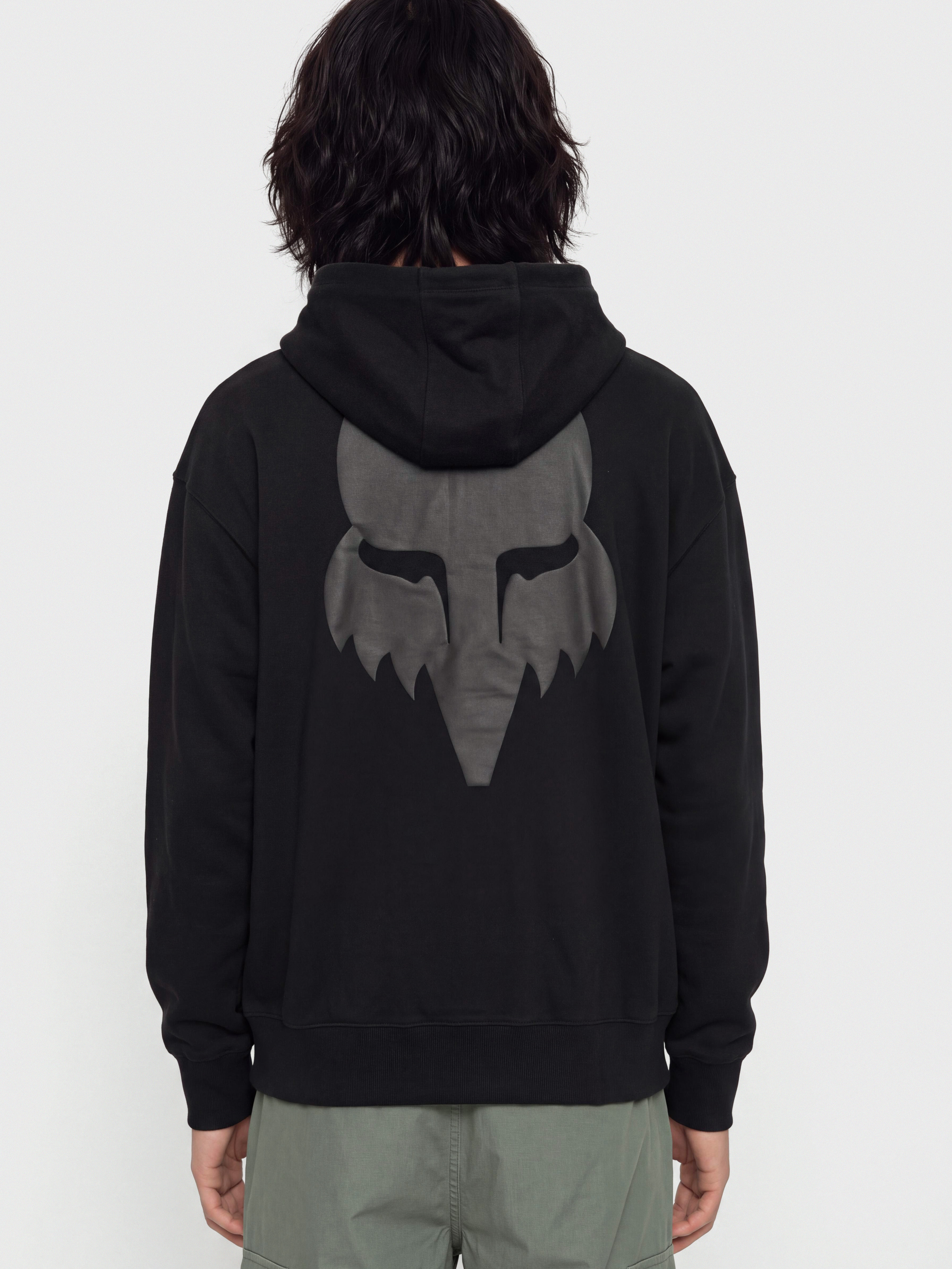 Fox Fox Head Heavyweight HD Hoodie (black)