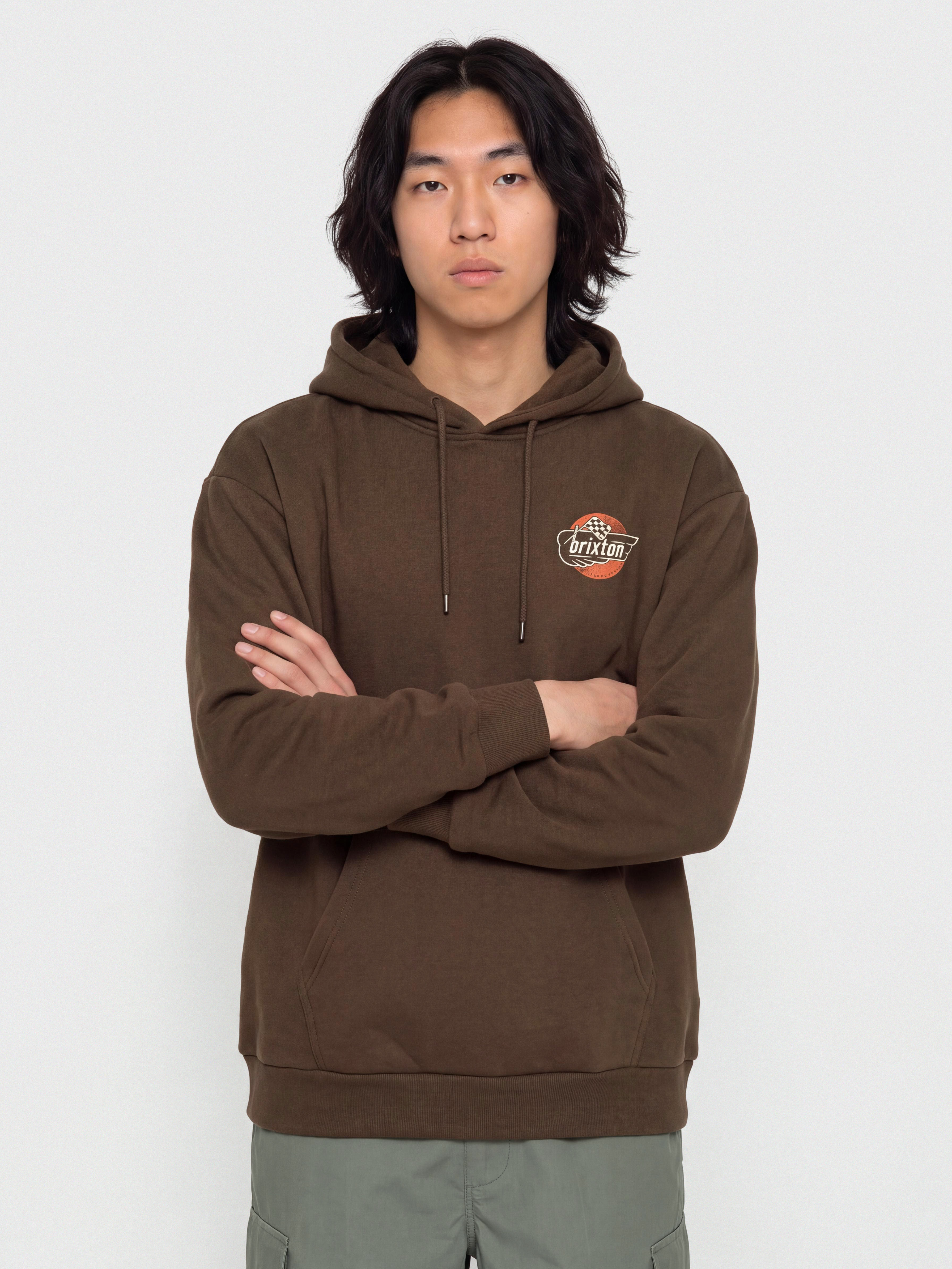 Brixton Hoodie Heyward HD (walnut brown)