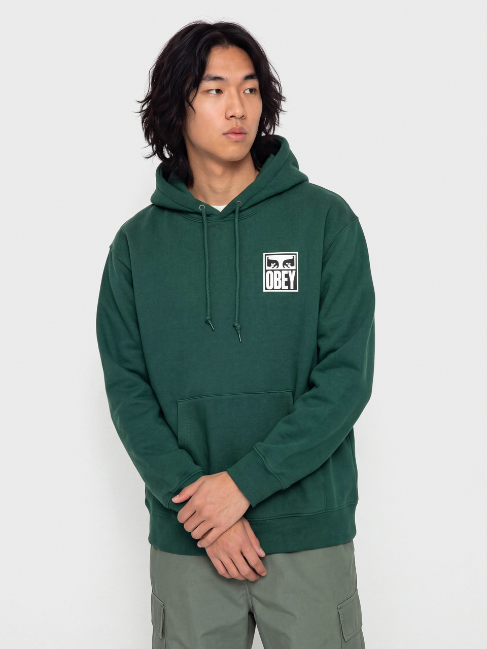 OBEY Eyes Icon HD Hoodie (rainforest)