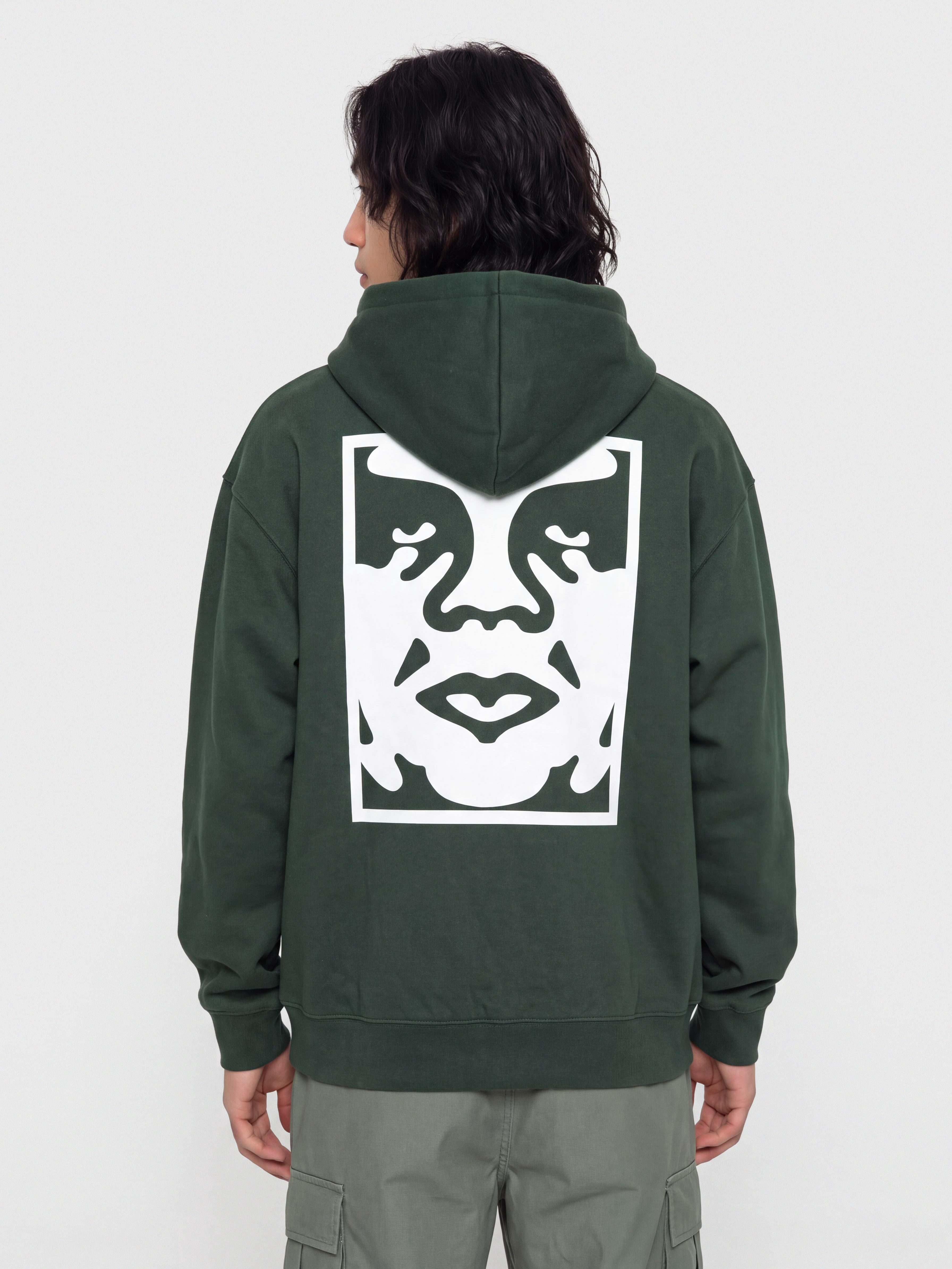 OBEY Bold Icon Extra Heavy HD Hoodie (green gables)
