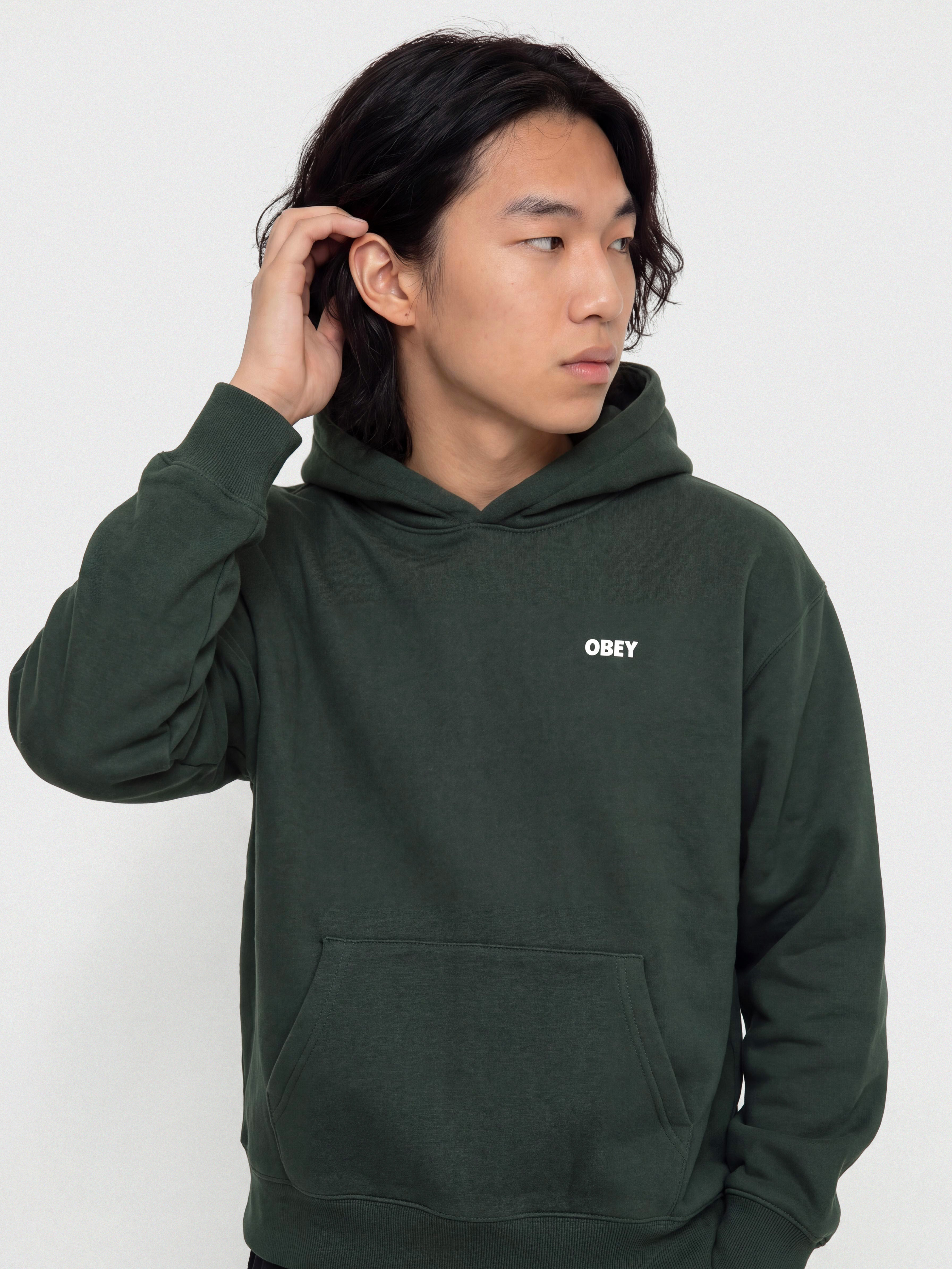 OBEY Bold Icon Extra Heavy HD Hoodie (green gables)