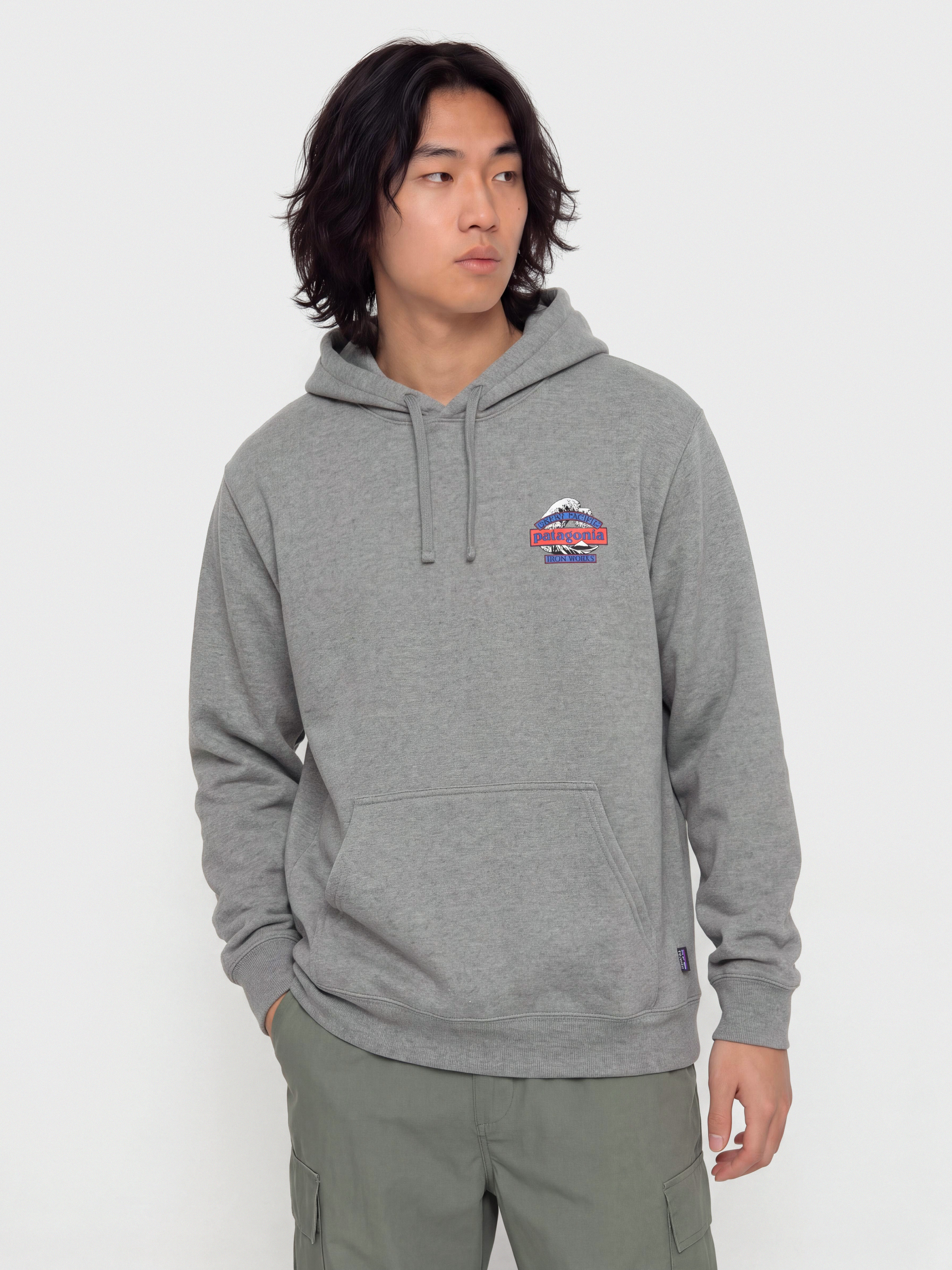 Patagonia Great Waves Uprisal HD Hoodie (gravel heather)