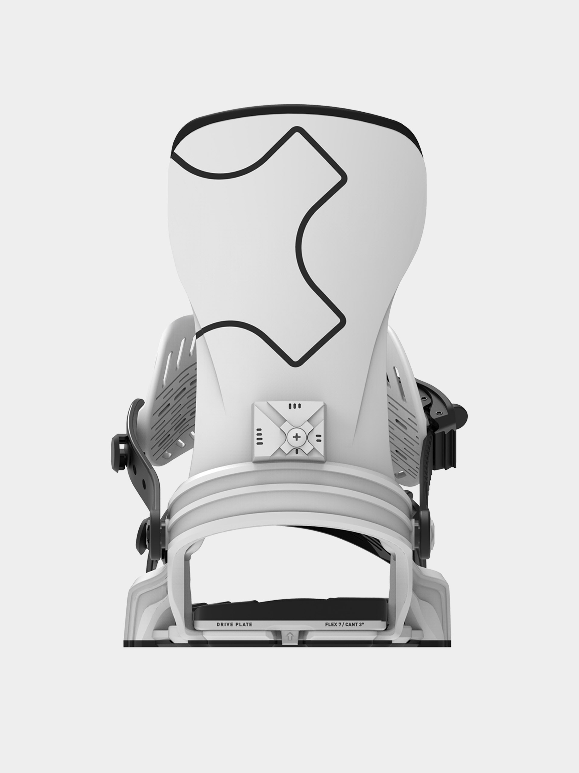 Herren Bent Metal Snowboard Bindung Axtion (white)