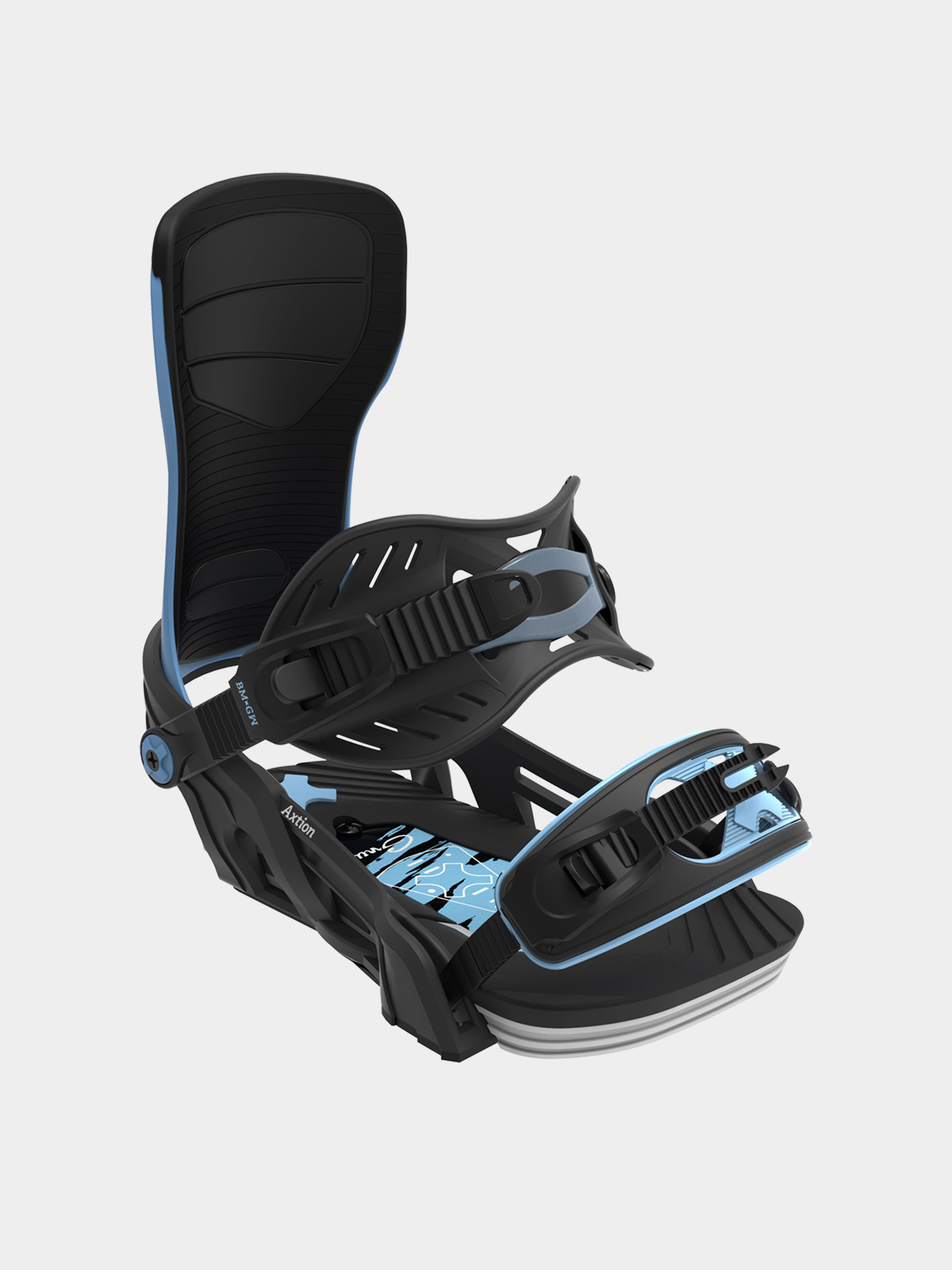 Mens Bent Metal Snowboard bindings Axtion (black/blue)