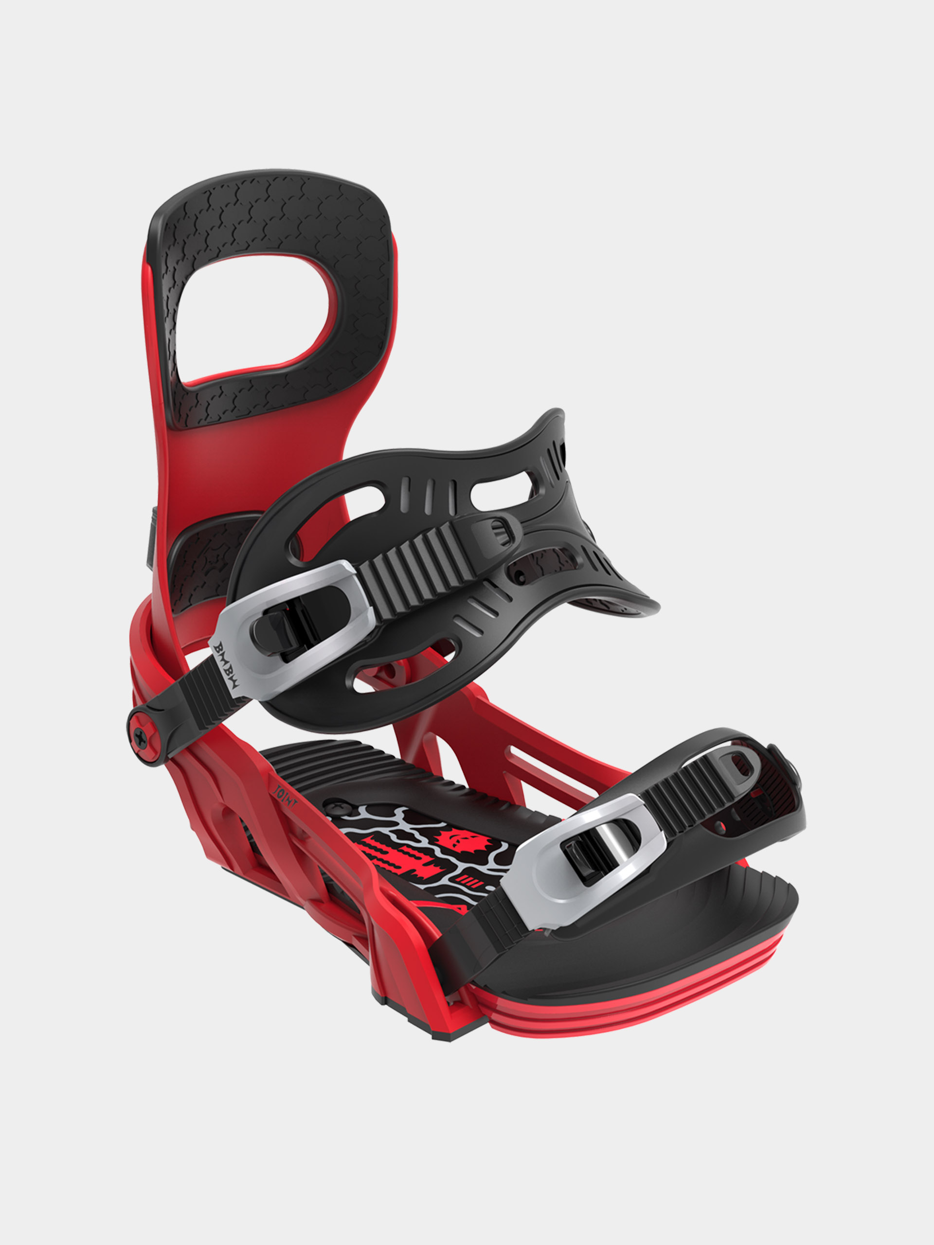 Mens Bent Metal Snowboard bindings Joint (red)