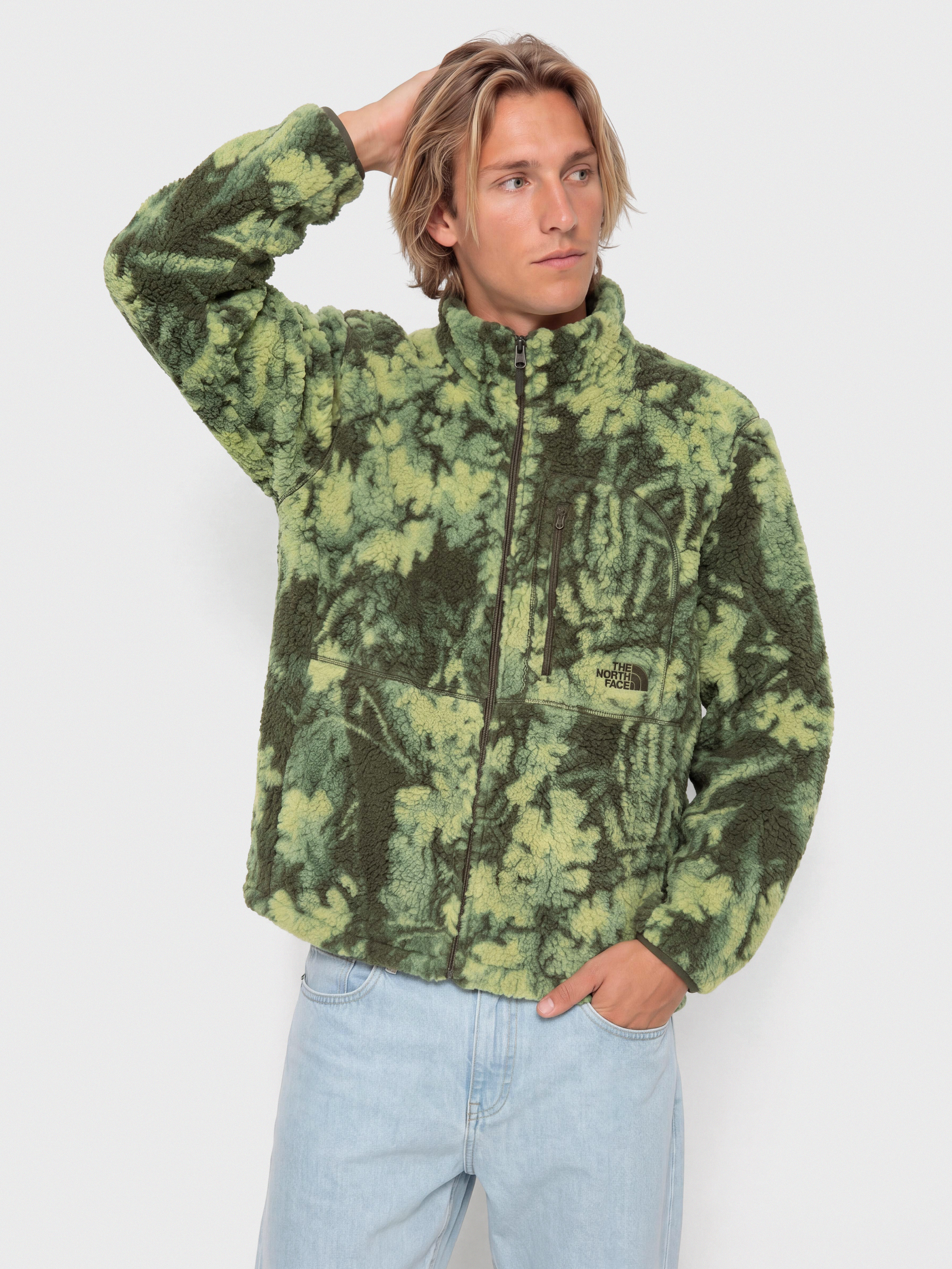 The North Face Jacke Extreme Pile 2 Print (new taupe green yosemit)