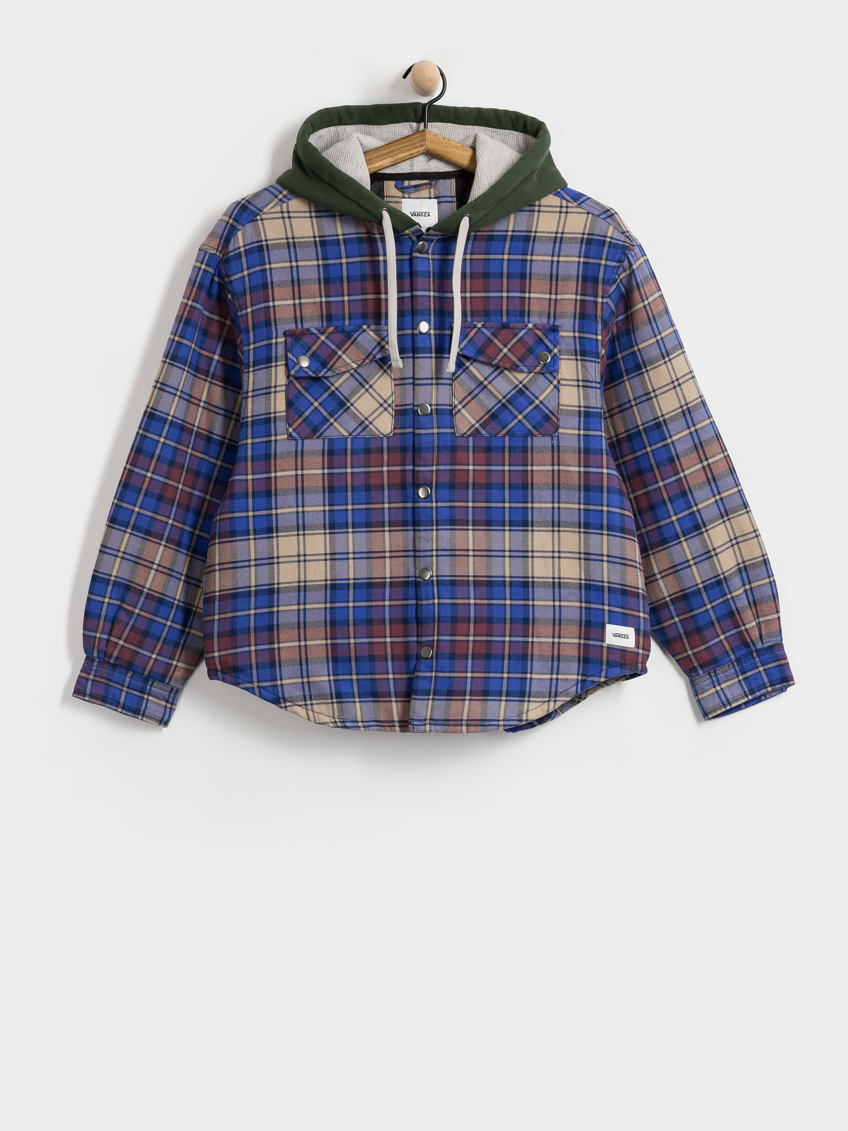 Vans Vansza Flannel Hoodie Wmn Jacket (deep indigo)
