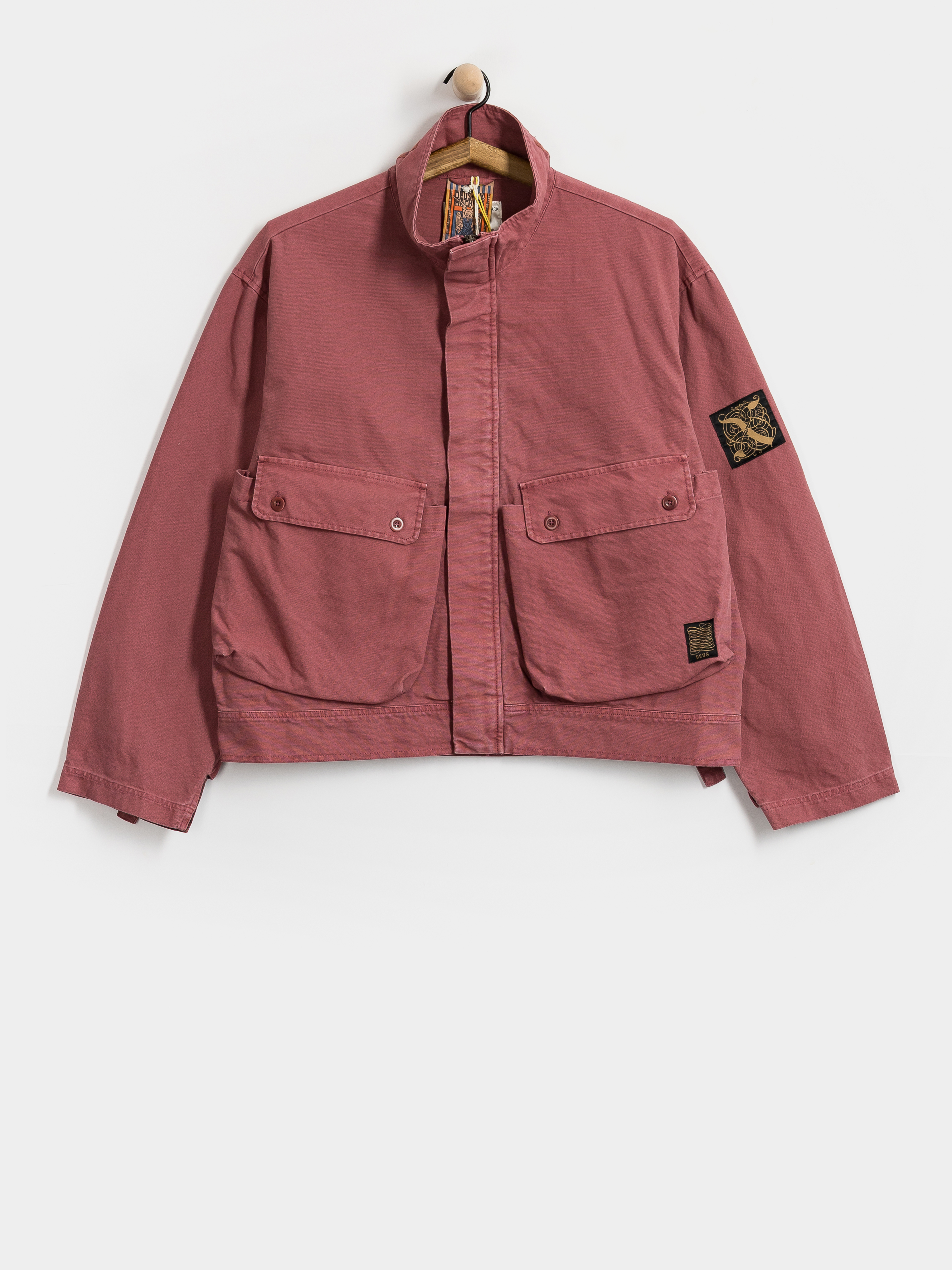 Deus Ex Machina Common State Jacke (overdyed red)