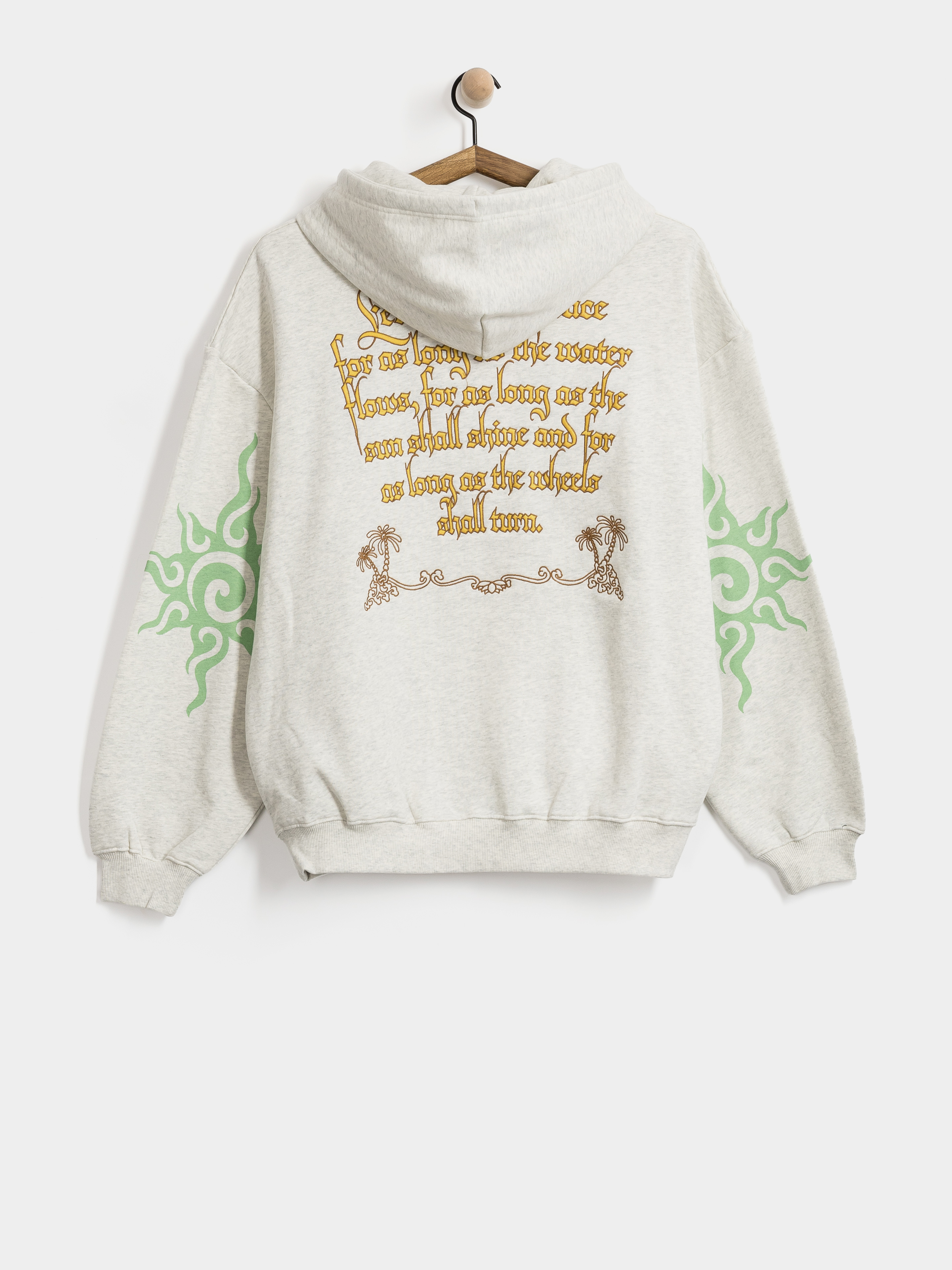 Deus Ex Machina Invocation HD Hoodie (light grey marle)