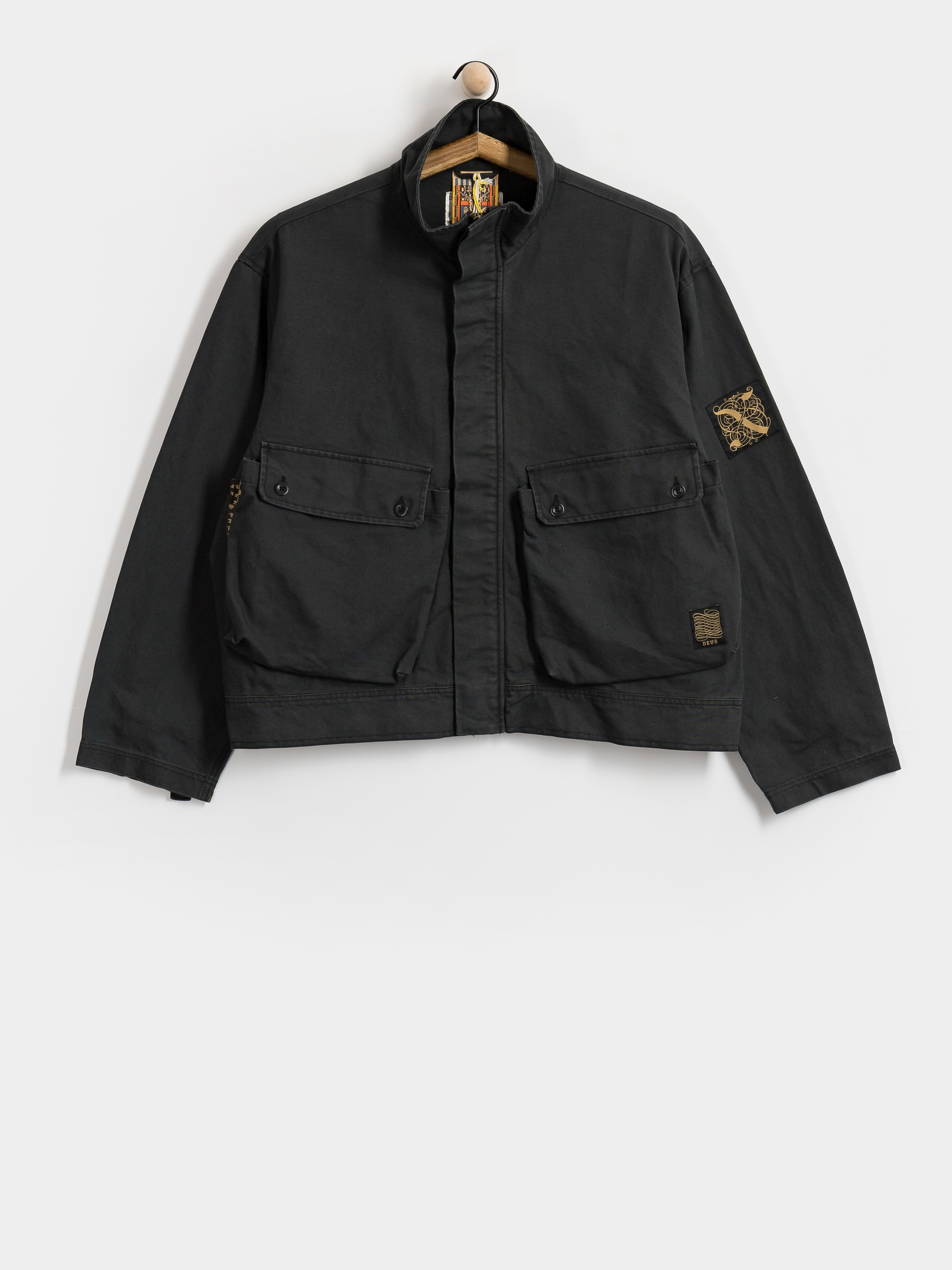 Deus Ex Machina Common State Jacket (overdyed anthracite grey)