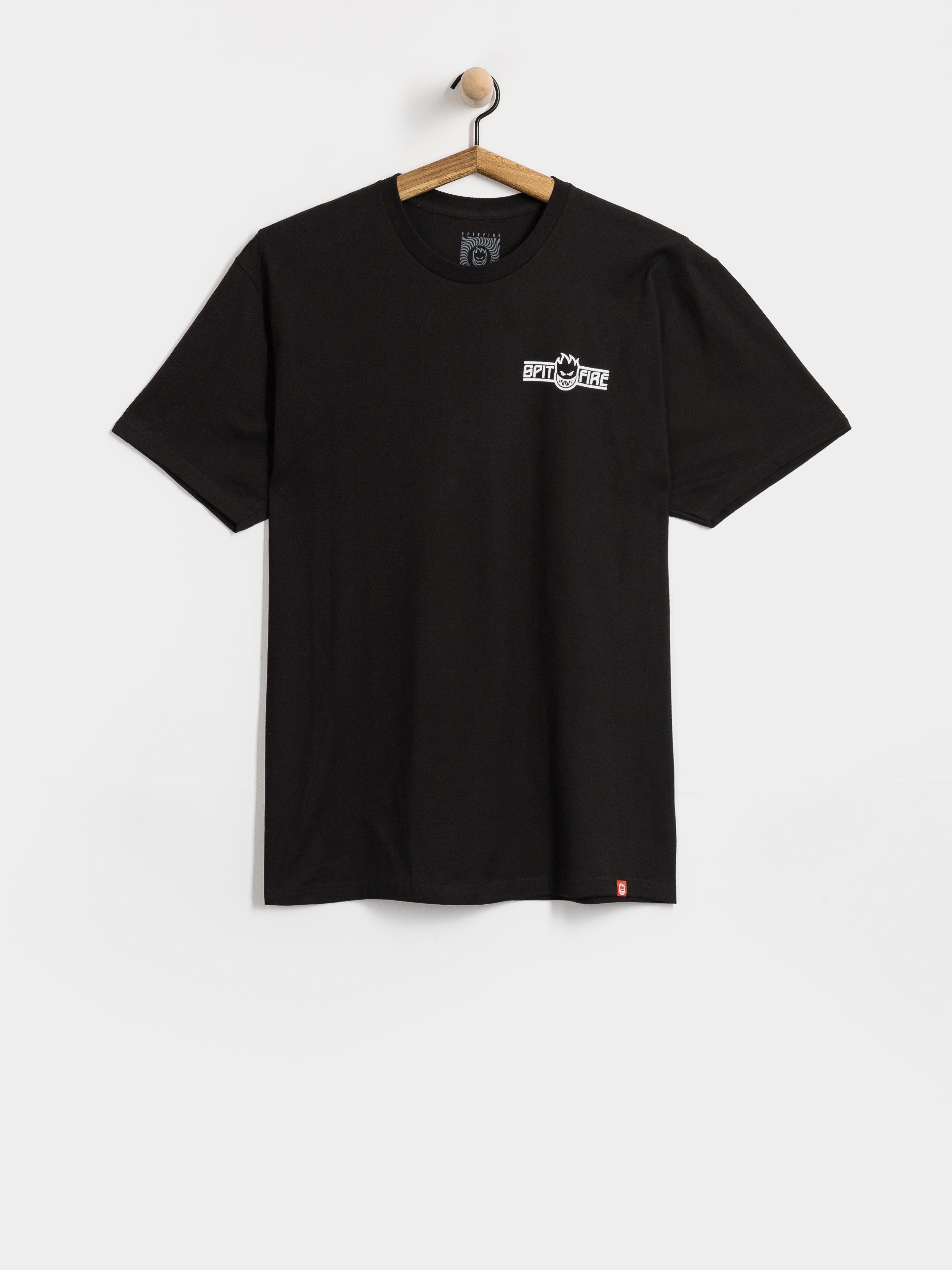 Spitfire Ltb Arch II T-Shirt (black w/white prints)
