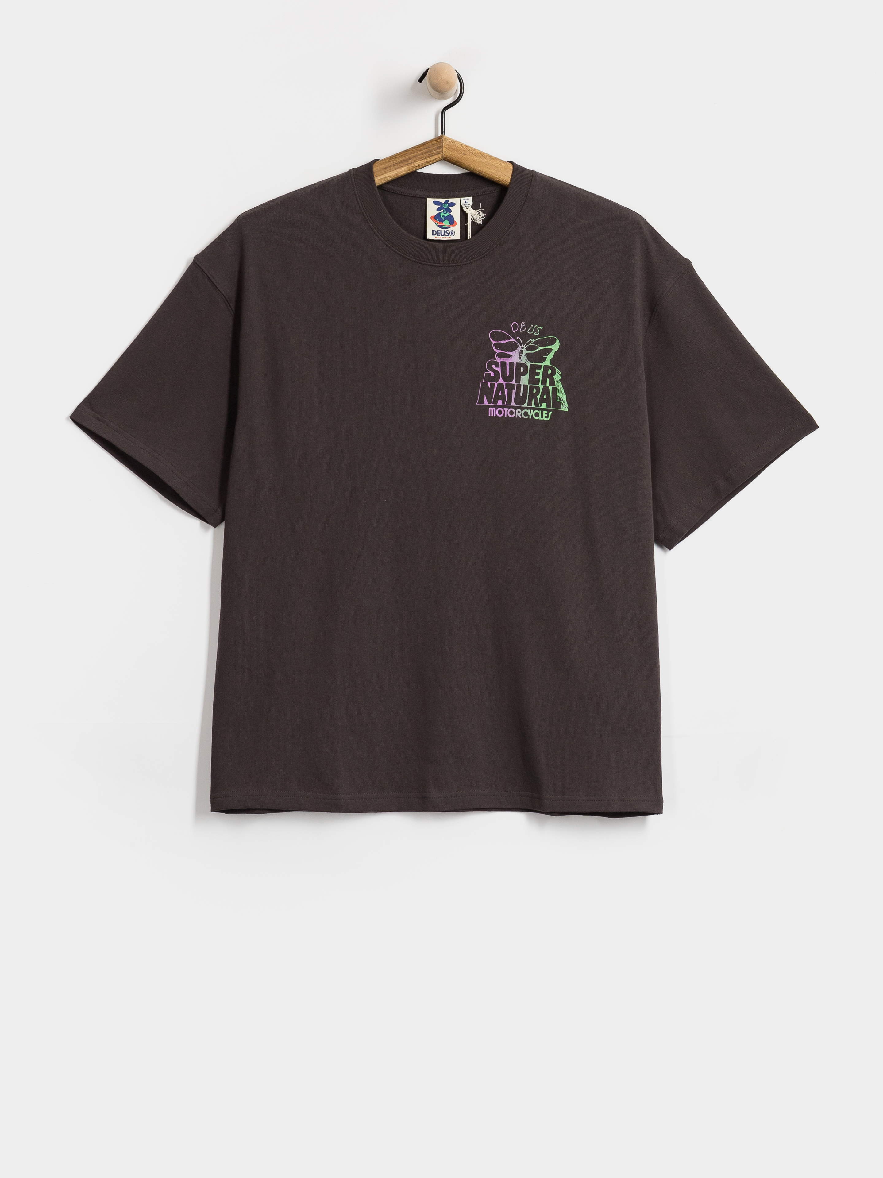 Deus Ex Machina Temple Torque T-Shirt (anthracite grey)