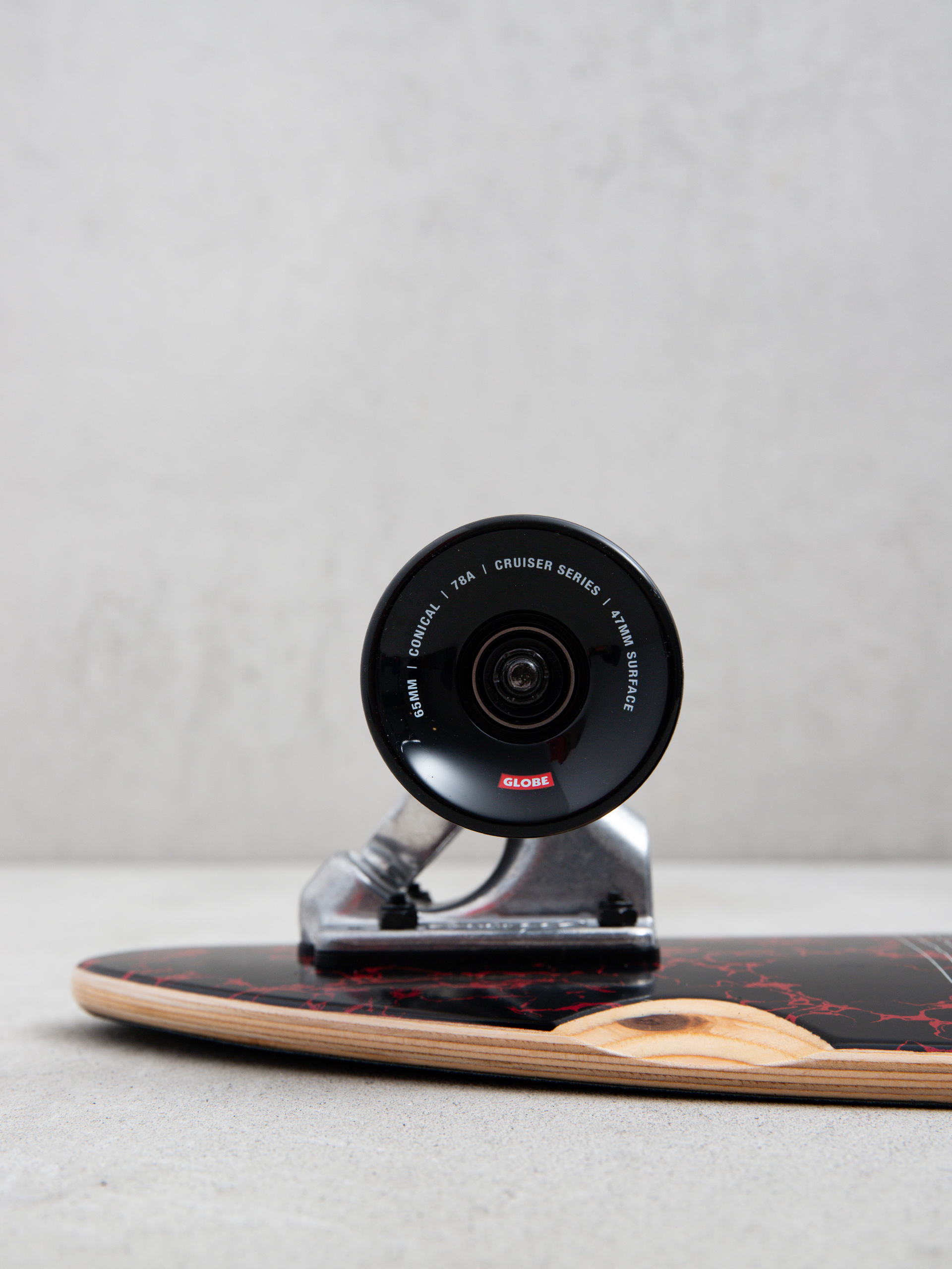 Globe The All Time Longboard (red marble stack)