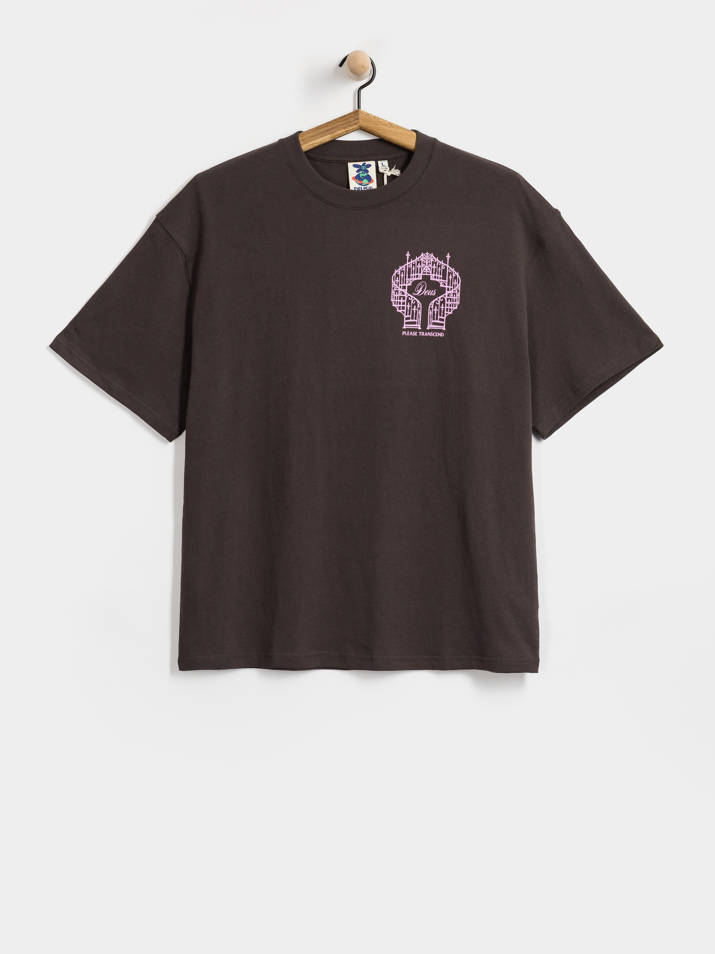 Deus Ex Machina Upstairs T-Shirt (anthracite grey)