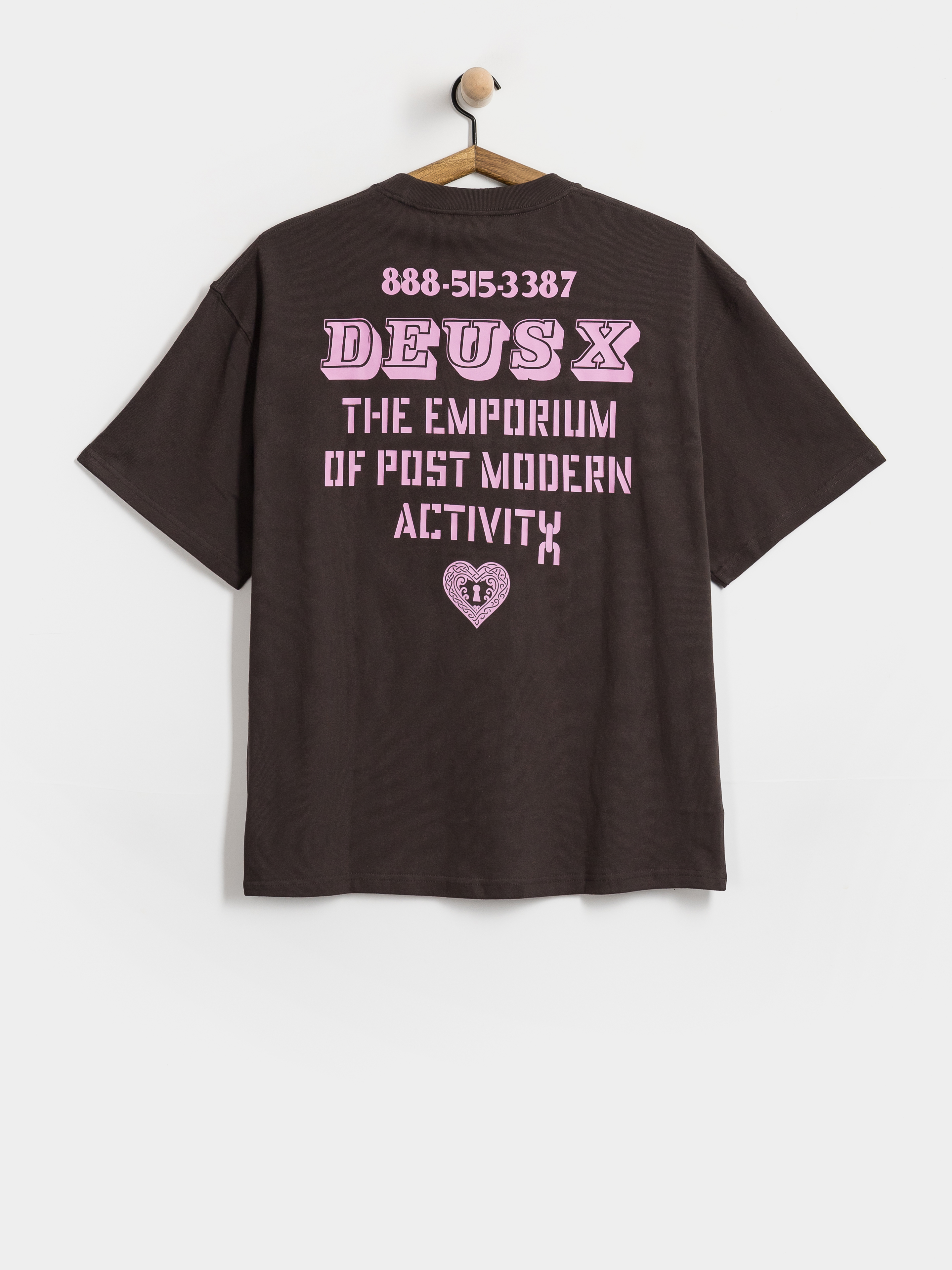 Deus Ex Machina Upstairs T-Shirt (anthracite grey)