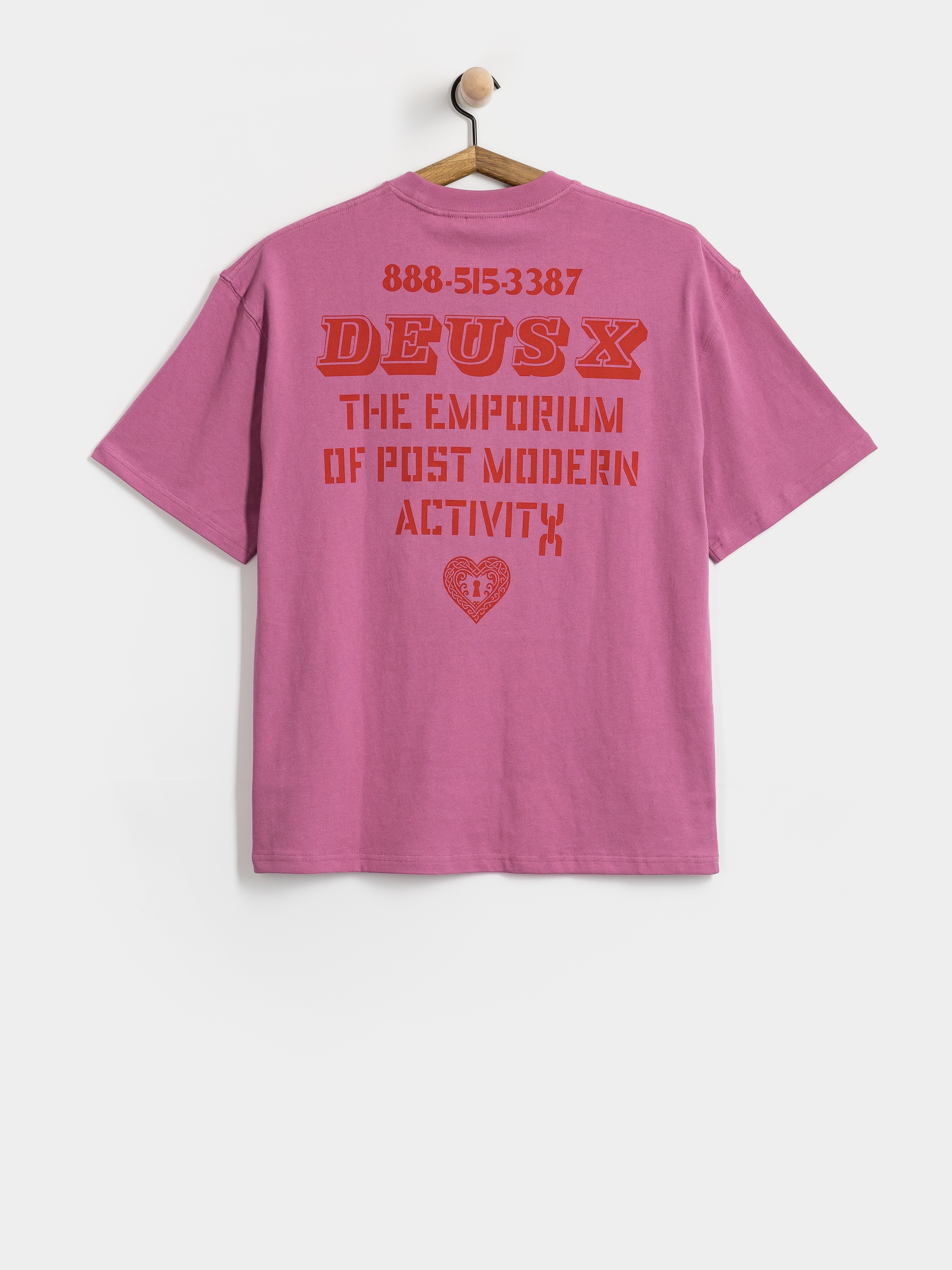 Deus Ex Machina Upstairs T-Shirt (red violet)