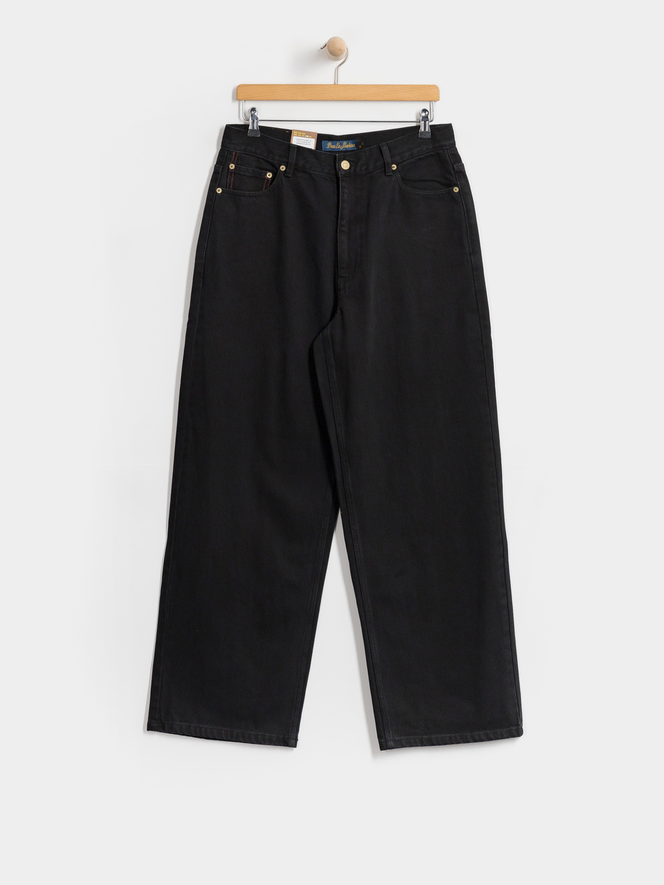 Deus Ex Machina Drift Line Wide Pants (washed black)