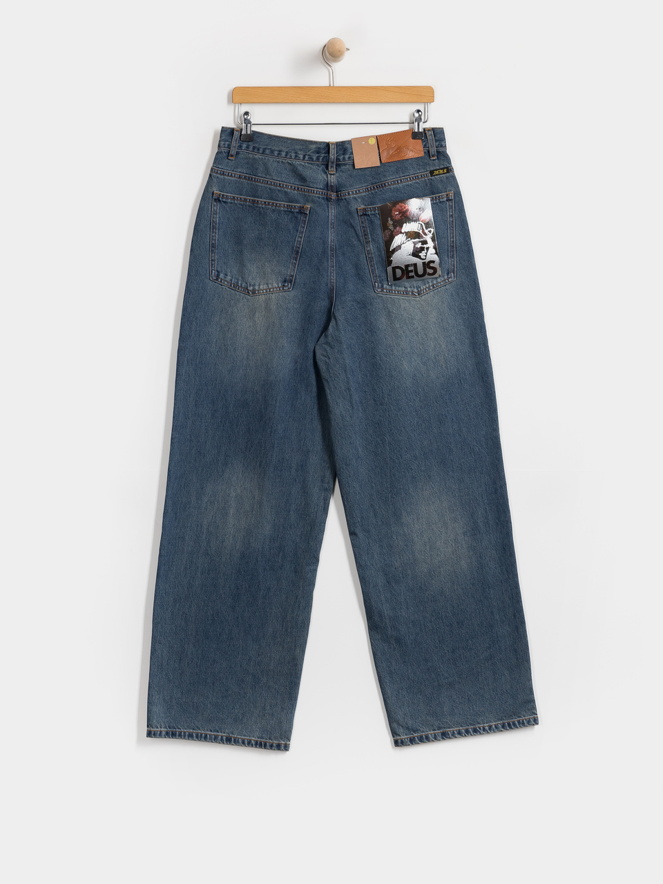 Deus Ex Machina Drift Line Wide Hose (mid indigo)