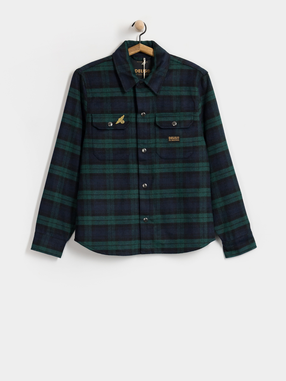 Deus Ex Machina Maxwell Check Hemd (green check)