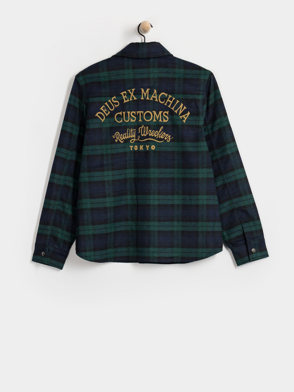 Deus Ex Machina Maxwell Check Shirt (green check)