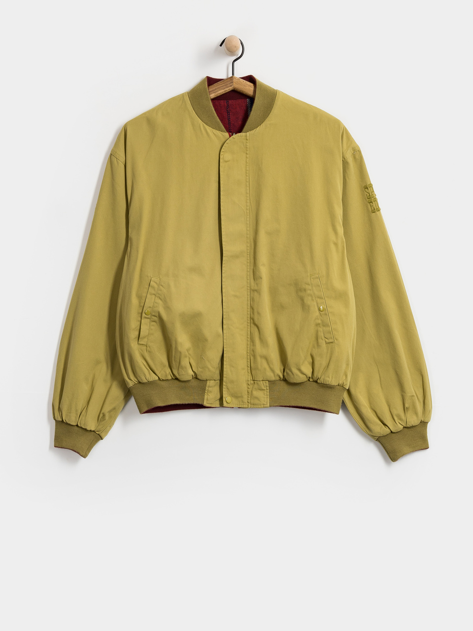 Deus Ex Machina Pendula Reversible Jacke (willow green blanket red)