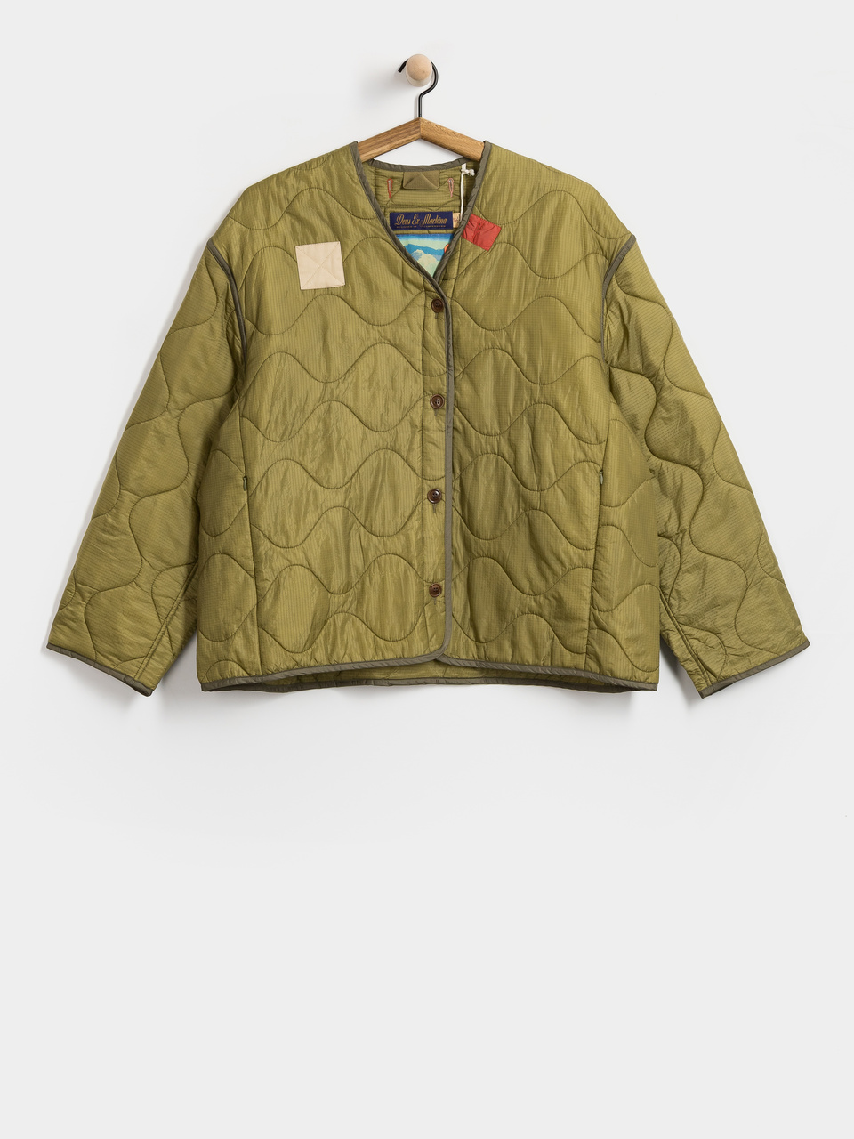 Deus Ex Machina First Flower Liner Jacke (olive green)