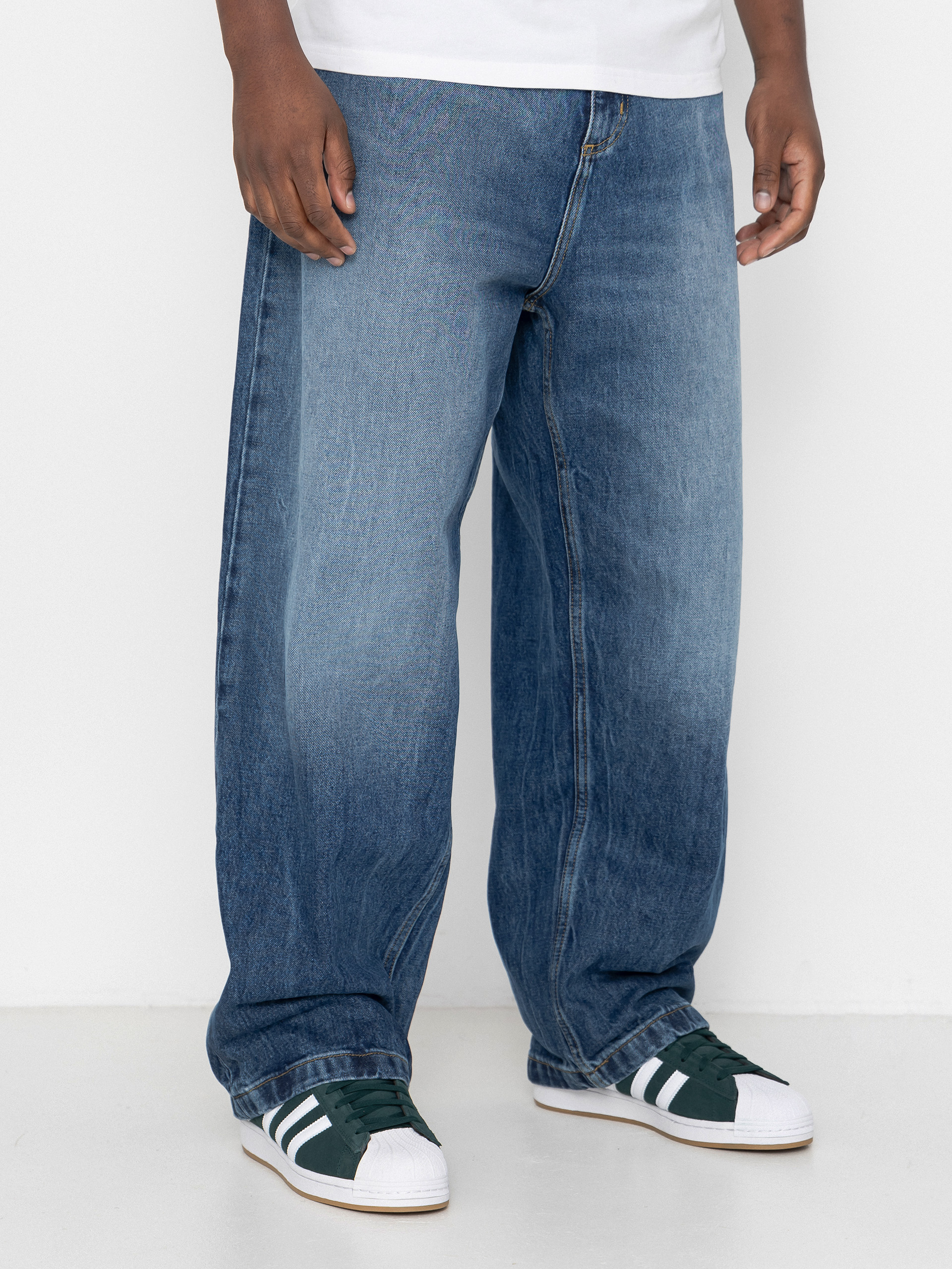 Carhartt WIP Brandon Hose (blue/marble used wash)