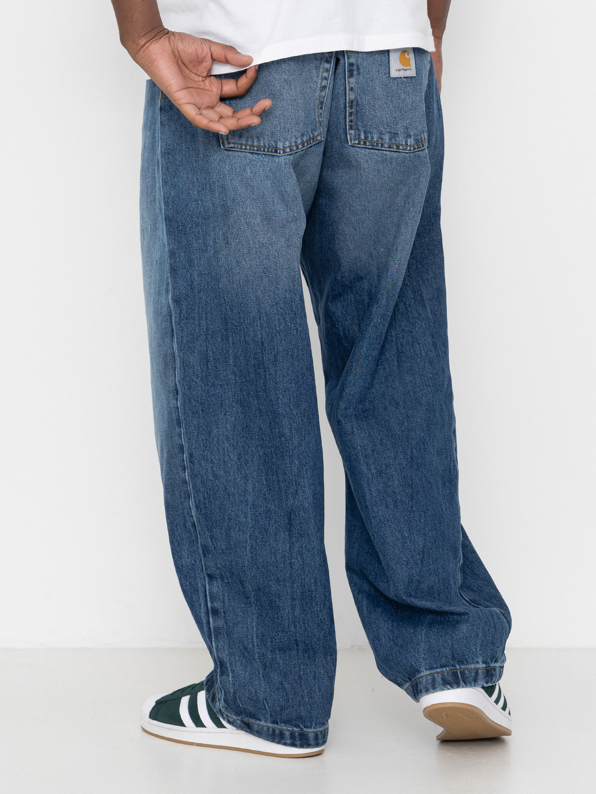 Carhartt WIP Brandon Hose (blue/marble used wash)